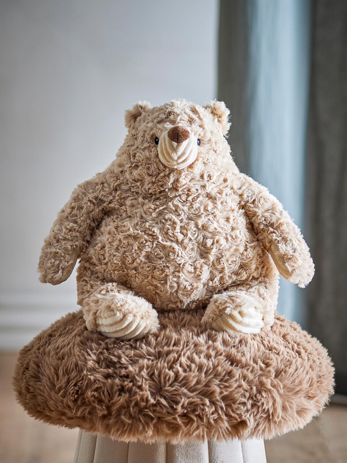 Olfie Plüschtier, Braun, Polyester in Brown präsentiert im Onlineshop von KAQTU Design AG. Zelt Kids ist von Bloomingville Mini