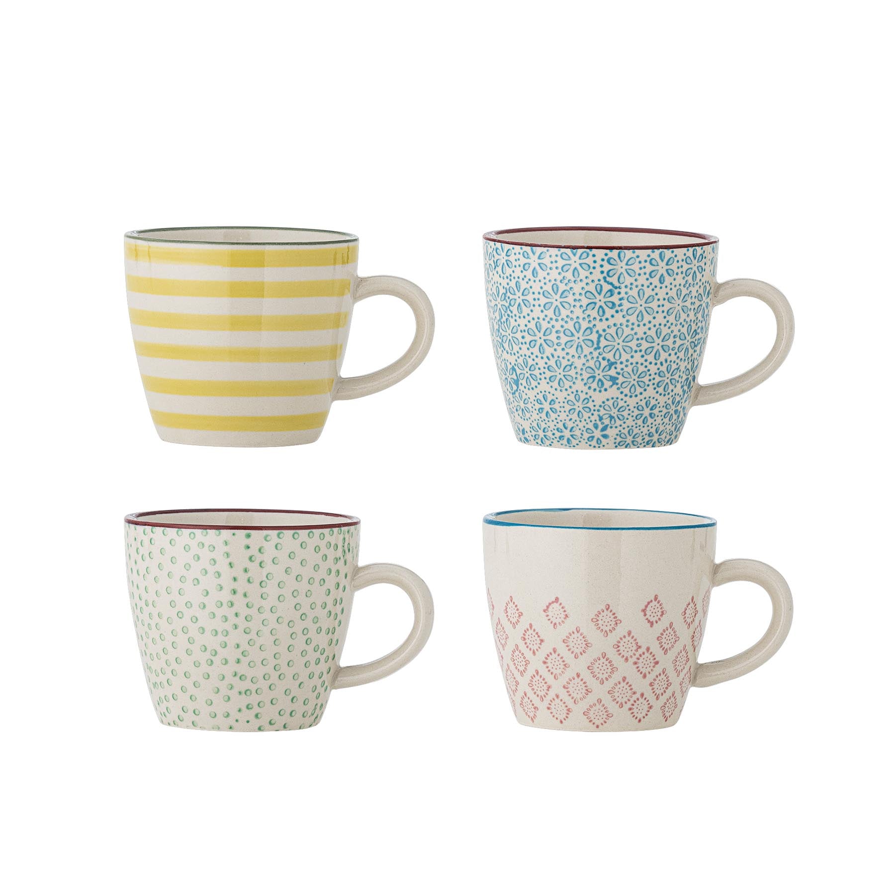 Patrizia Tasse, Bunt, Steingut in Multi präsentiert im Onlineshop von KAQTU Design AG. Tasse ist von Bloomingville
