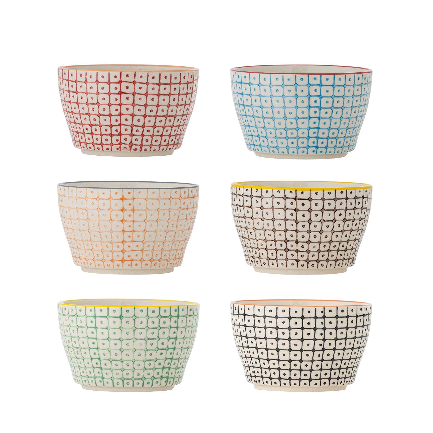 Carla Schale, Bunt, Steingut in Multi präsentiert im Onlineshop von KAQTU Design AG. Schale ist von Bloomingville