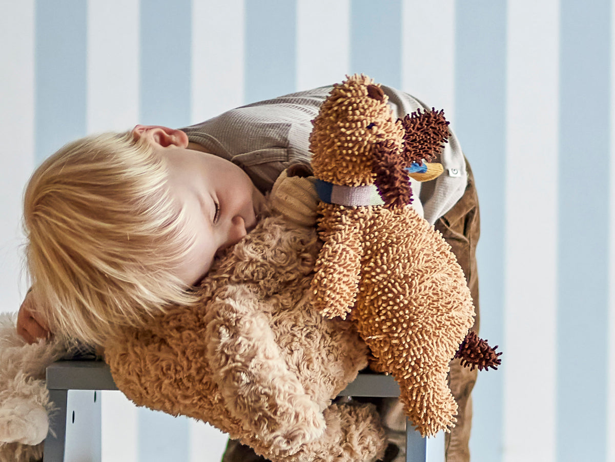 Charlie Plüschtier, Bunt, Polyester in Multi präsentiert im Onlineshop von KAQTU Design AG. Plüschtier Kids ist von Bloomingville Mini
