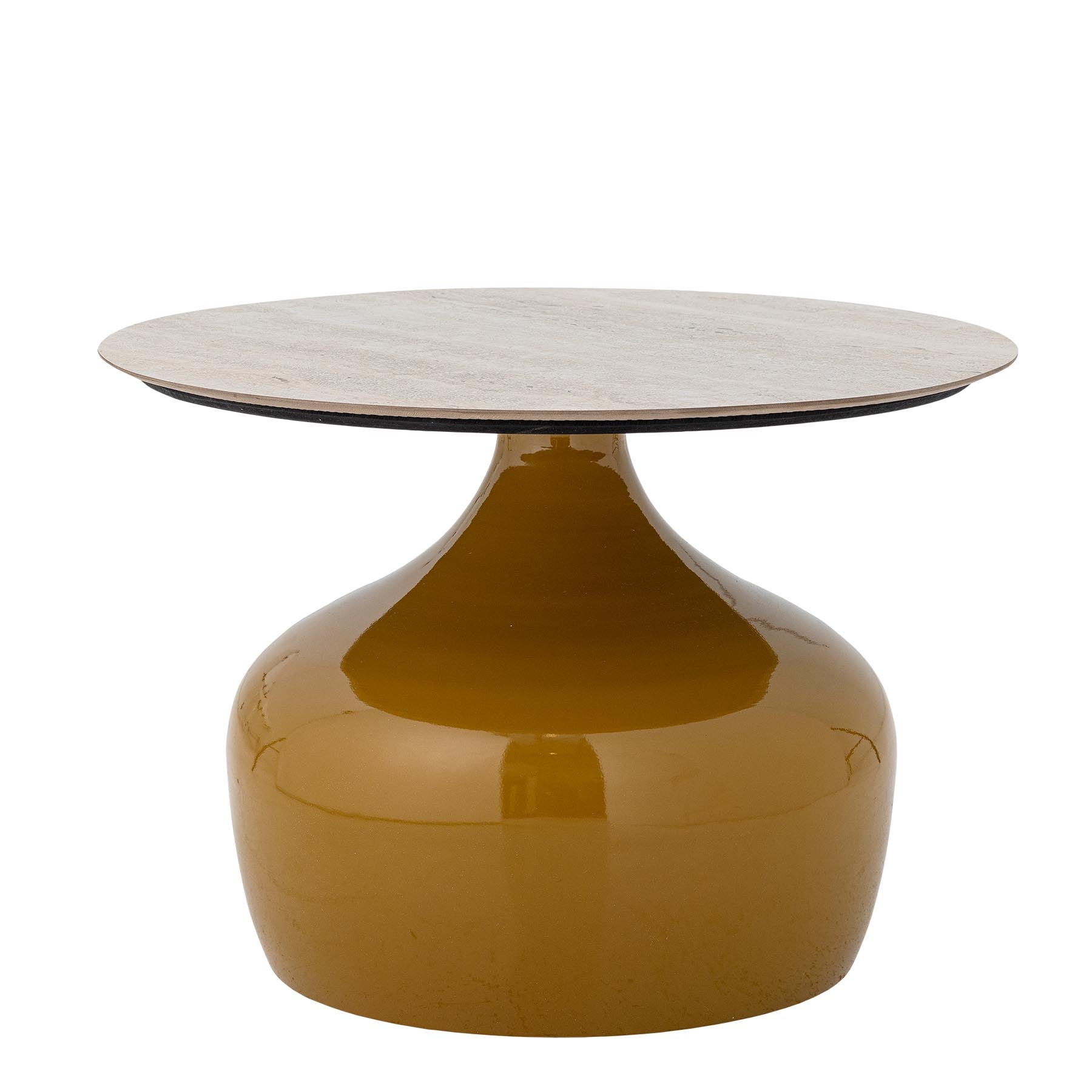 Lecco Couchtisch, Gelb, Metall in Yellow präsentiert im Onlineshop von KAQTU Design AG. Beistelltisch ist von Creative Collection