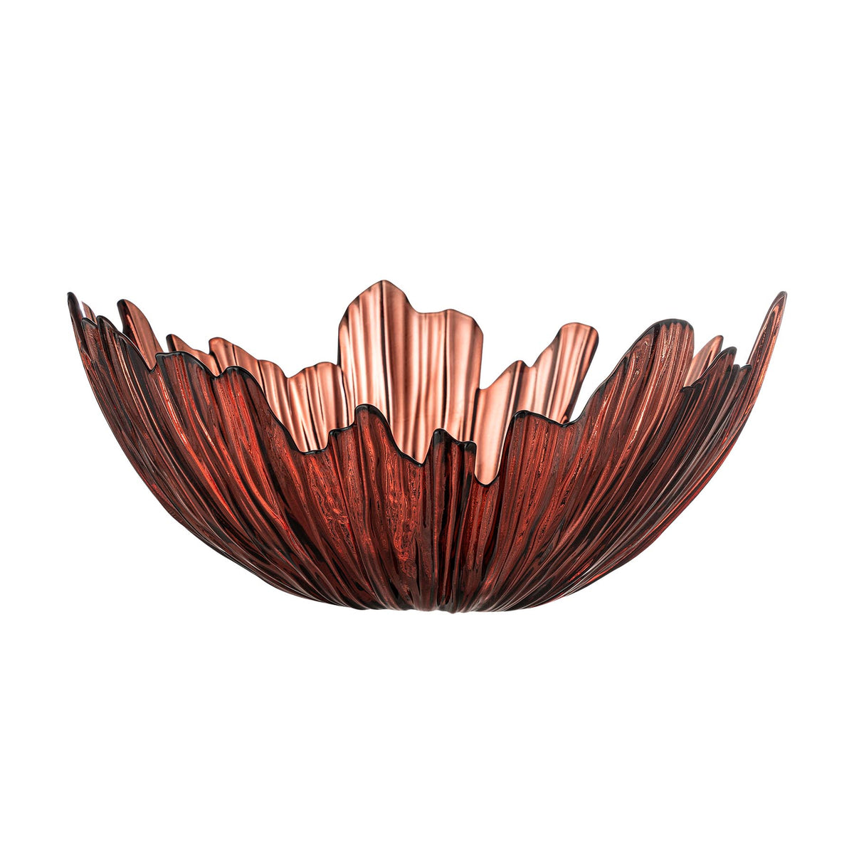 Aila Schale, Rot, Glas in Red präsentiert im Onlineshop von KAQTU Design AG. Schale ist von Bloomingville