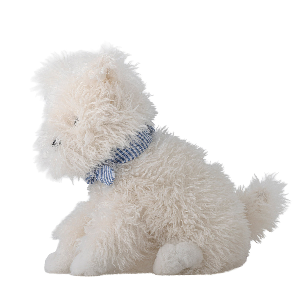 Tito Plüschtier, Weiss, Polyester in White präsentiert im Onlineshop von KAQTU Design AG. Plüschtier Kids ist von Bloomingville Mini