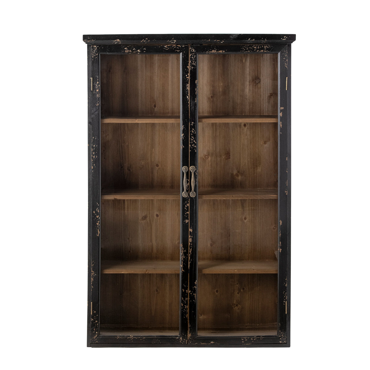 Hazem Kabinett, Schwarz, Tannenholz in Black präsentiert im Onlineshop von KAQTU Design AG. Cabinet ist von Creative Collection