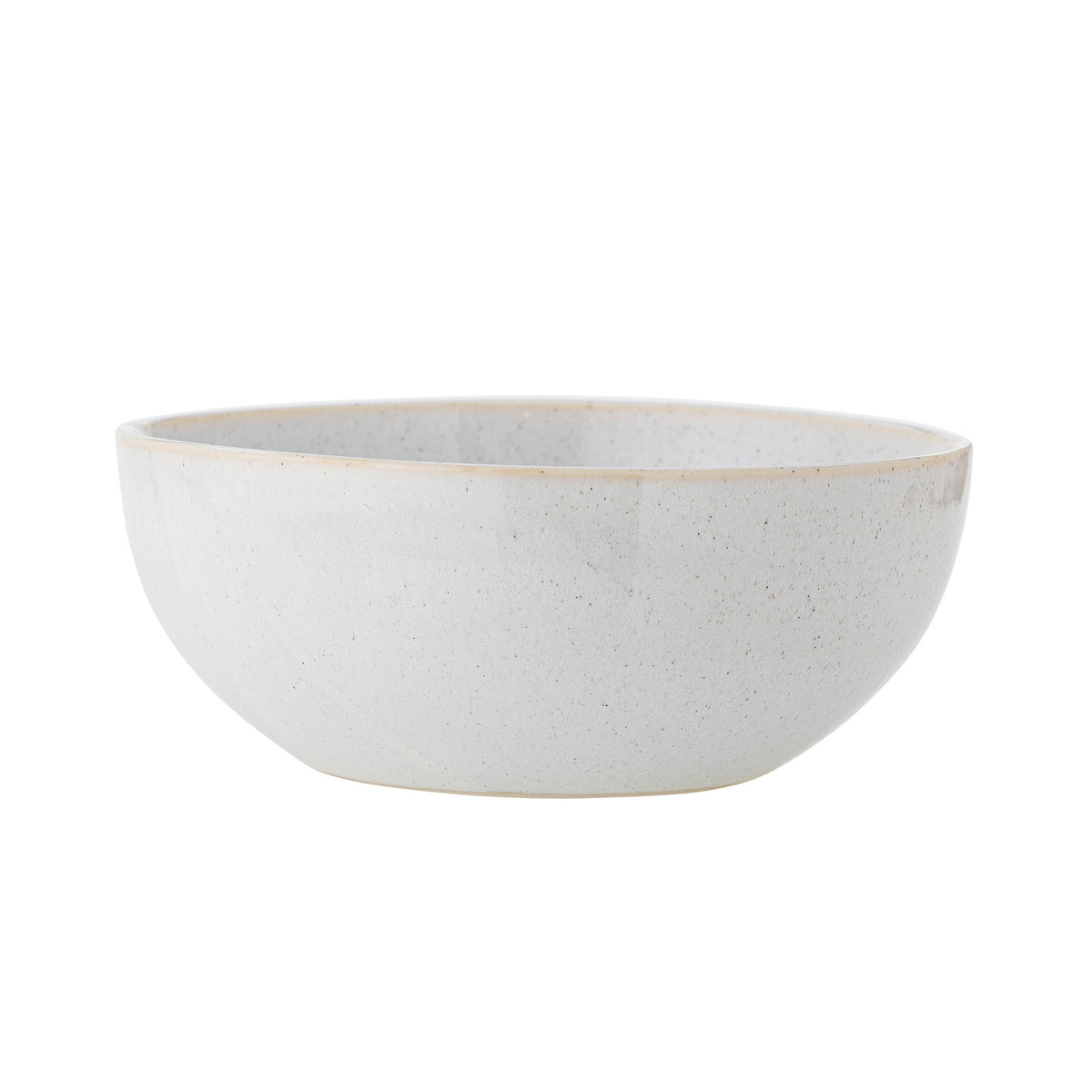 Addison Schale, Weiss, Steingut in Weiss präsentiert im Onlineshop von KAQTU Design AG. Schale ist von Bloomingville