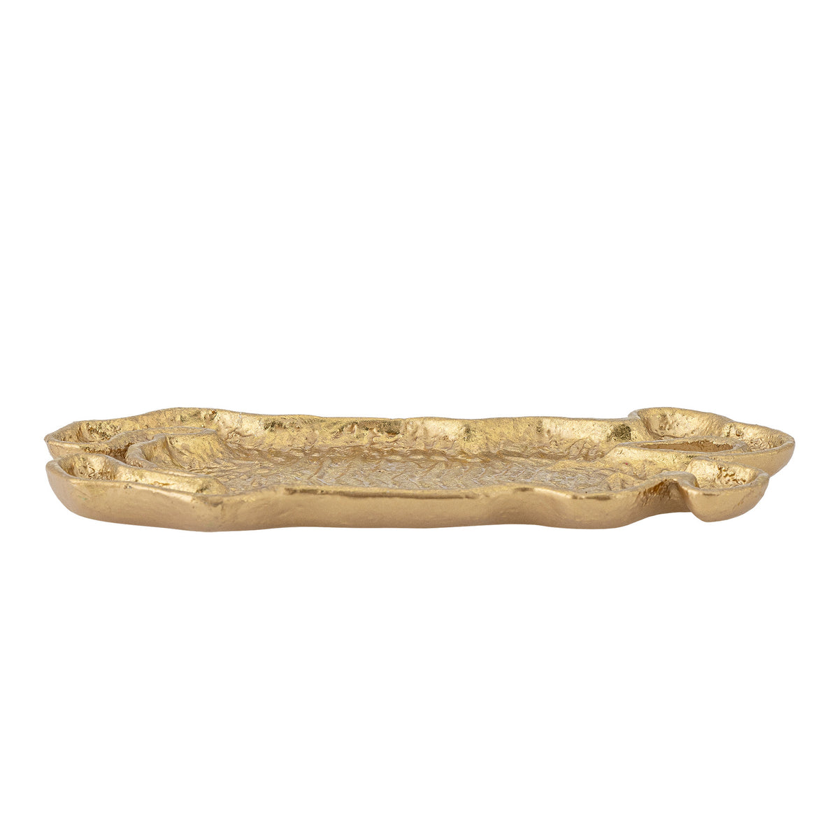Lester Tablett, Gold, Gusseisen in Gold präsentiert im Onlineshop von KAQTU Design AG. Tablett ist von Bloomingville
