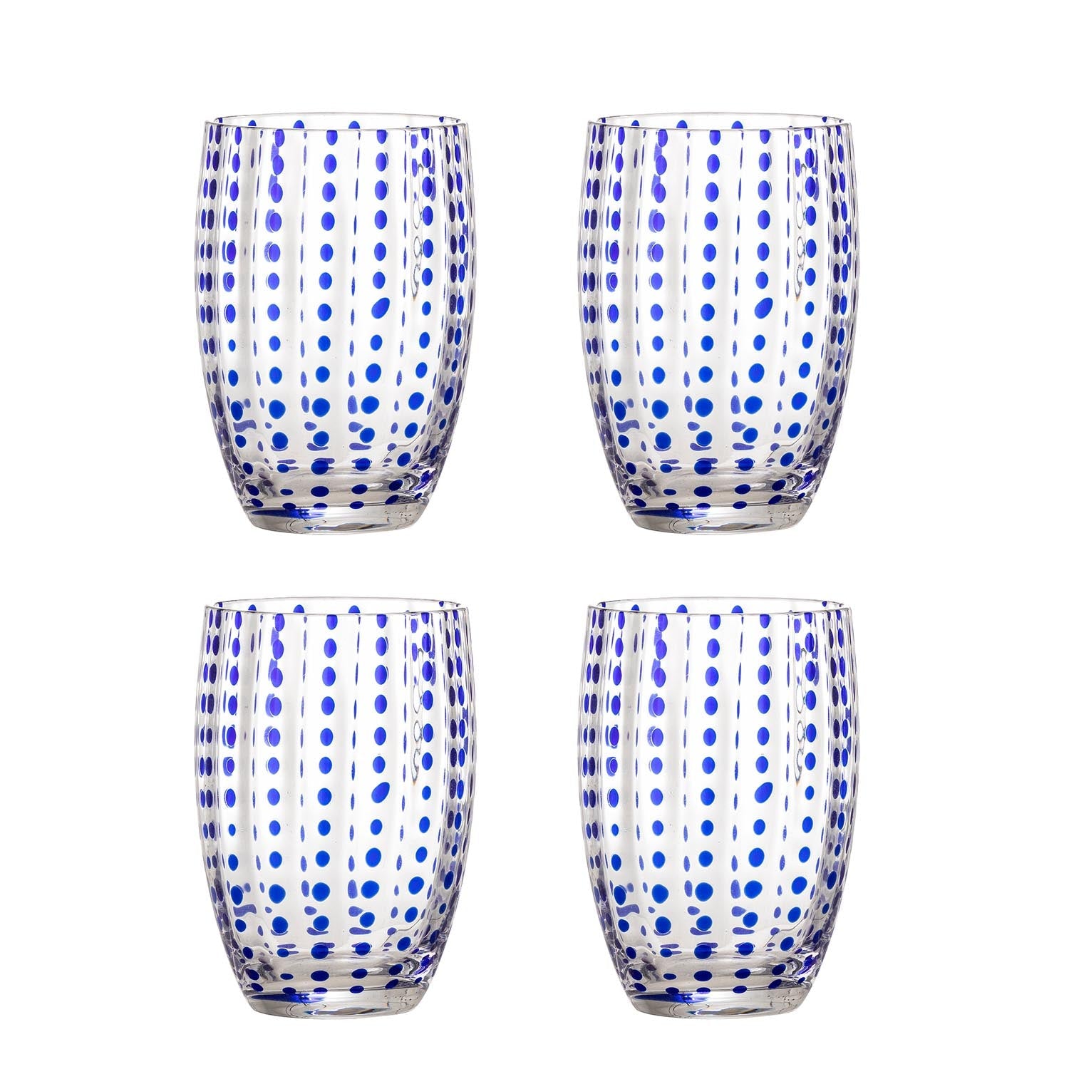 Brinley Trinkglas, Blau, Glas in Blau präsentiert im Onlineshop von KAQTU Design AG. Glas ist von Bloomingville