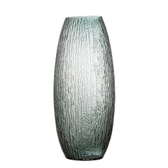 Brock Vase, Grau, Glas