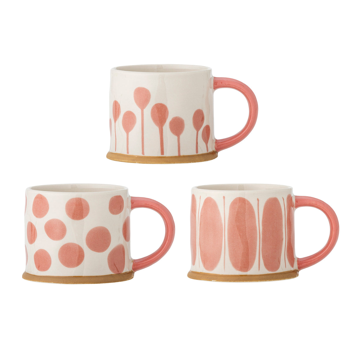 Linora Becher, Rose, Steingut in Rose präsentiert im Onlineshop von KAQTU Design AG. Tasse ist von Creative Collection