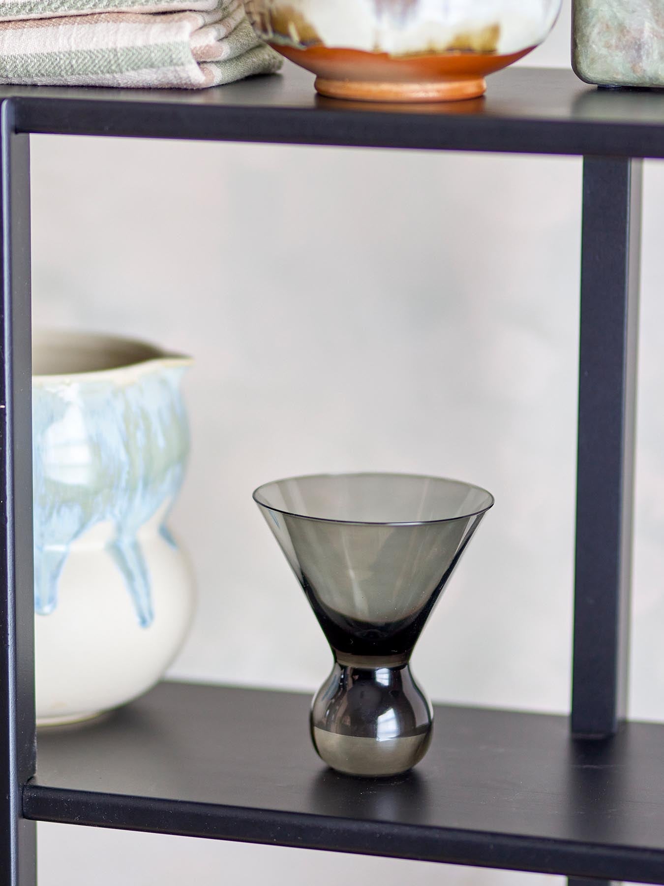 Corliss Cocktailglas, Grau, Glas in Grau präsentiert im Onlineshop von KAQTU Design AG. Glas ist von Bloomingville