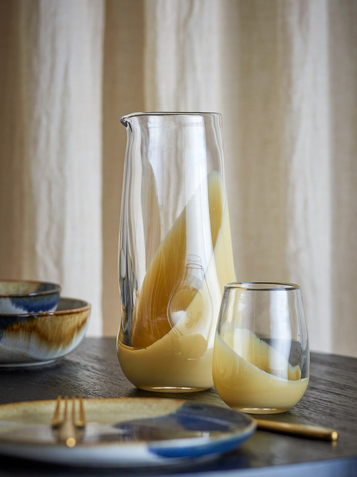 Ballard Trinkglas, Natur, Glas in Natur präsentiert im Onlineshop von KAQTU Design AG. Trinkgläser ist von Bloomingville