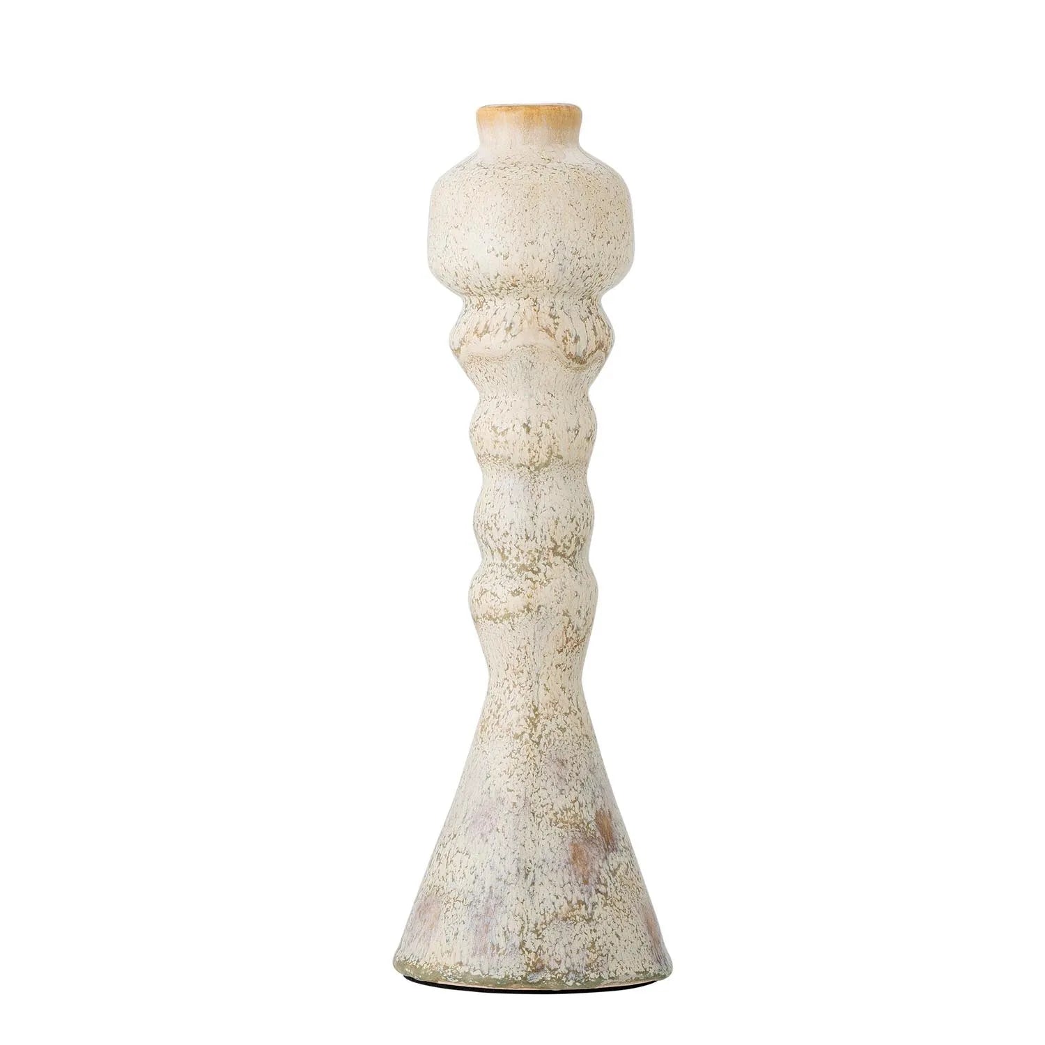 Bancroft Kerzenhalter, Weiß, Terrakotta in Weiß präsentiert im Onlineshop von KAQTU Design AG. Kerzenständer ist von Bloomingville