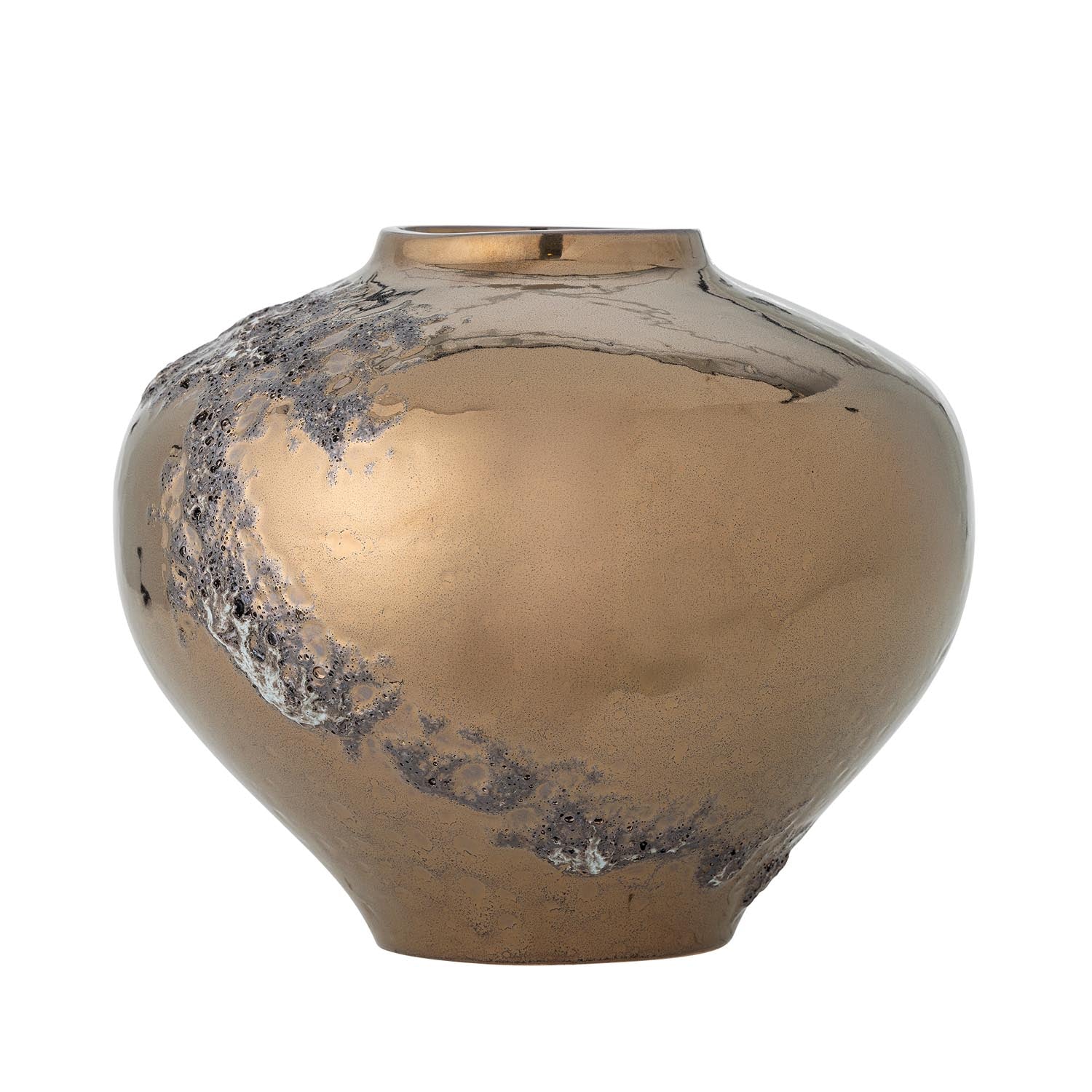 Ellison Vase, Bronze, Steingut in Bronze präsentiert im Onlineshop von KAQTU Design AG. Vase ist von Bloomingville