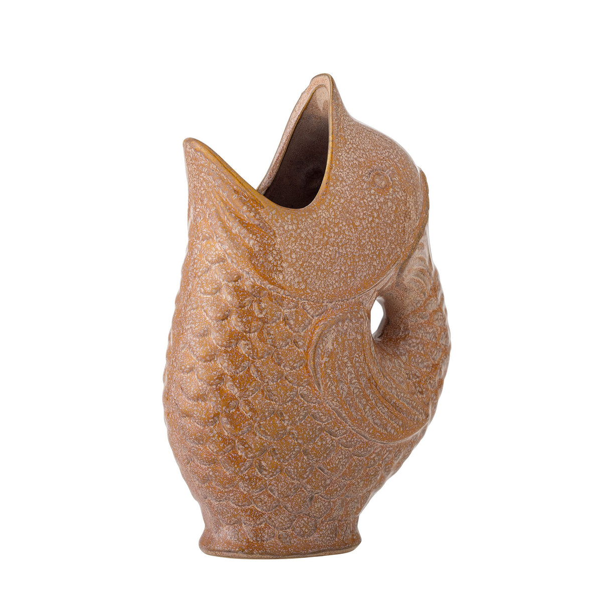 Harvey Vase, Braun, Steingut in Braun präsentiert im Onlineshop von KAQTU Design AG. Vase ist von Creative Collection