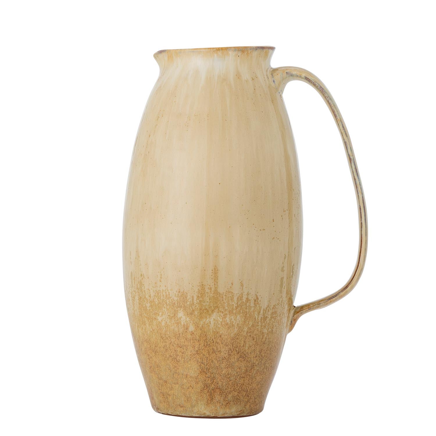 Saskia Krug, Gelb, Steingut in Gelb präsentiert im Onlineshop von KAQTU Design AG. Kanne ist von Bloomingville