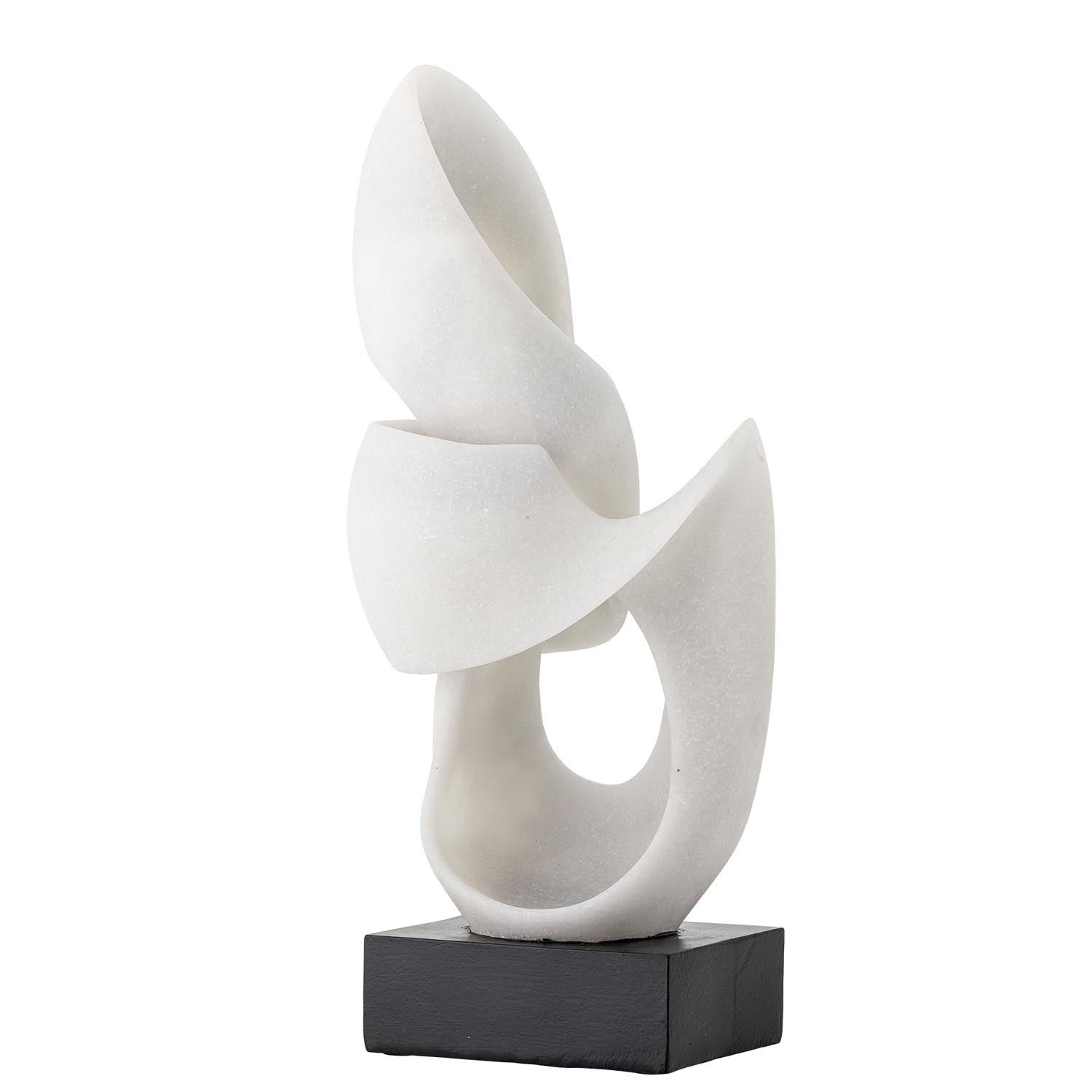 Alistair Deko, Weiß, Polyresin in Weiß präsentiert im Onlineshop von KAQTU Design AG. Kunstgegenstände ist von Bloomingville