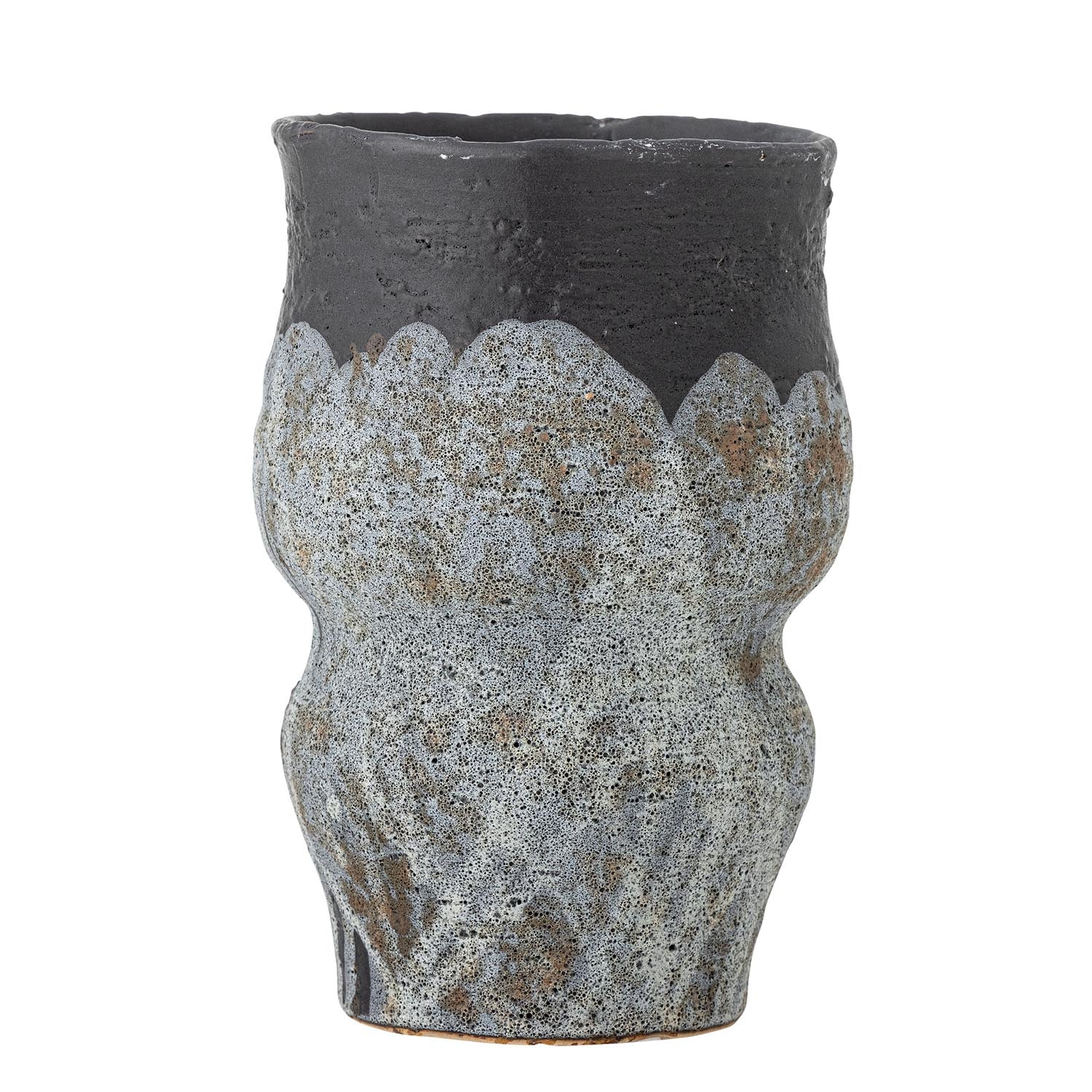 Neeson Blumentopf, Braun, Steingut in Braun präsentiert im Onlineshop von KAQTU Design AG. Blumentopf ist von Bloomingville