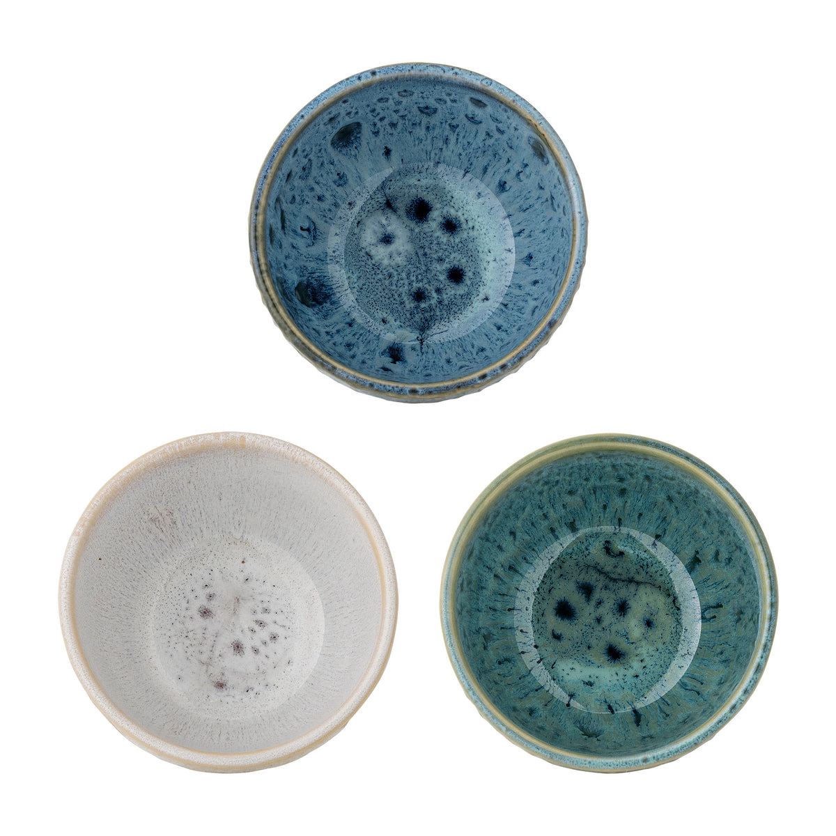 Harriet Schale, Blau, Steingut in Blau präsentiert im Onlineshop von KAQTU Design AG. Schale ist von Creative Collection