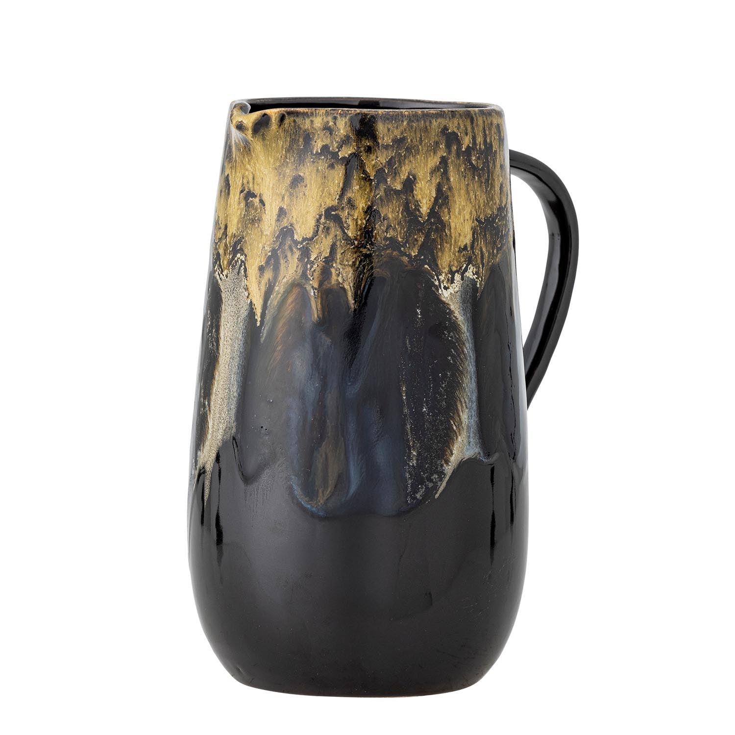 Wyatt Vase, Braun, Steingut in Braun präsentiert im Onlineshop von KAQTU Design AG. Vase ist von Creative Collection