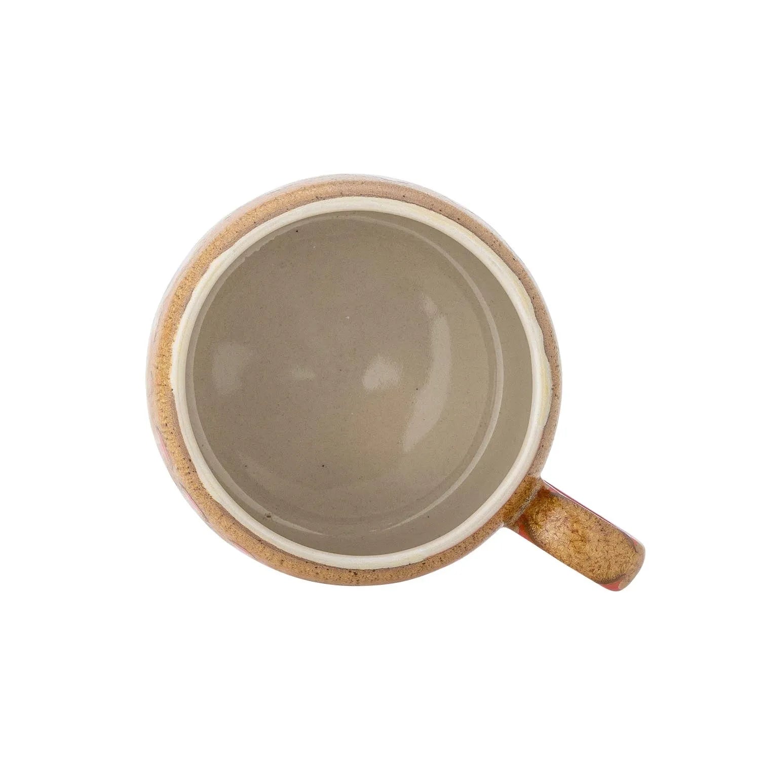 Sheen Becher, Rot, Steingut in Rot präsentiert im Onlineshop von KAQTU Design AG. Tasse ist von Bloomingville