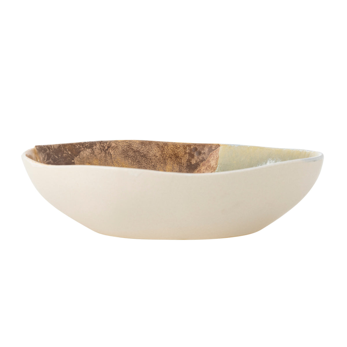 Lacey Schale, Gelb, Steingut in Gelb präsentiert im Onlineshop von KAQTU Design AG. Schale ist von Creative Collection