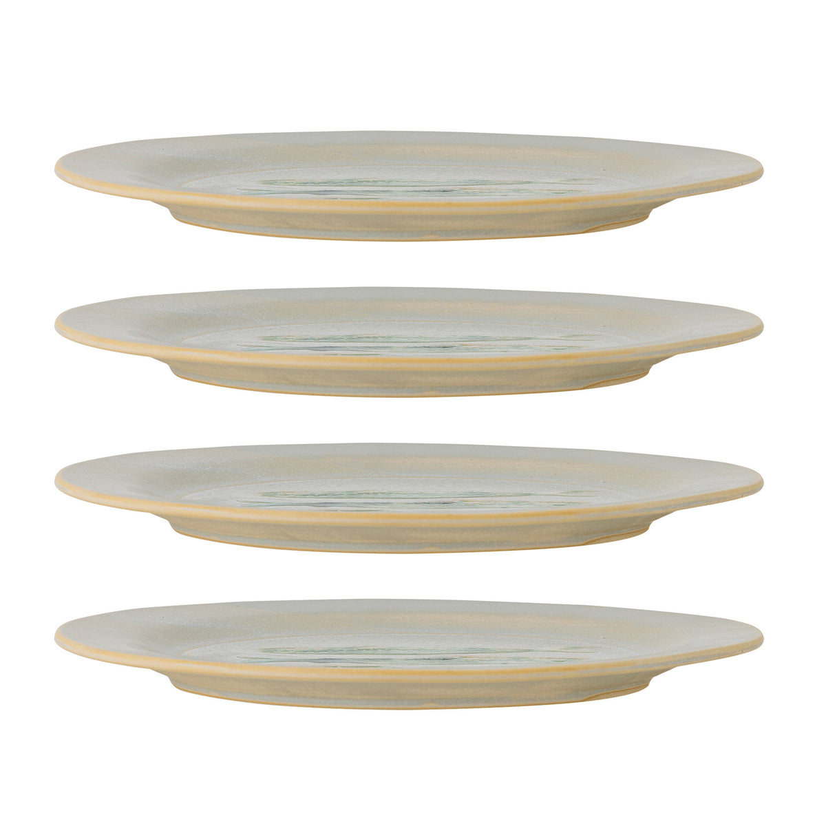 Hadden Teller, Grün, Steingut in Grün präsentiert im Onlineshop von KAQTU Design AG. Teller ist von Creative Collection