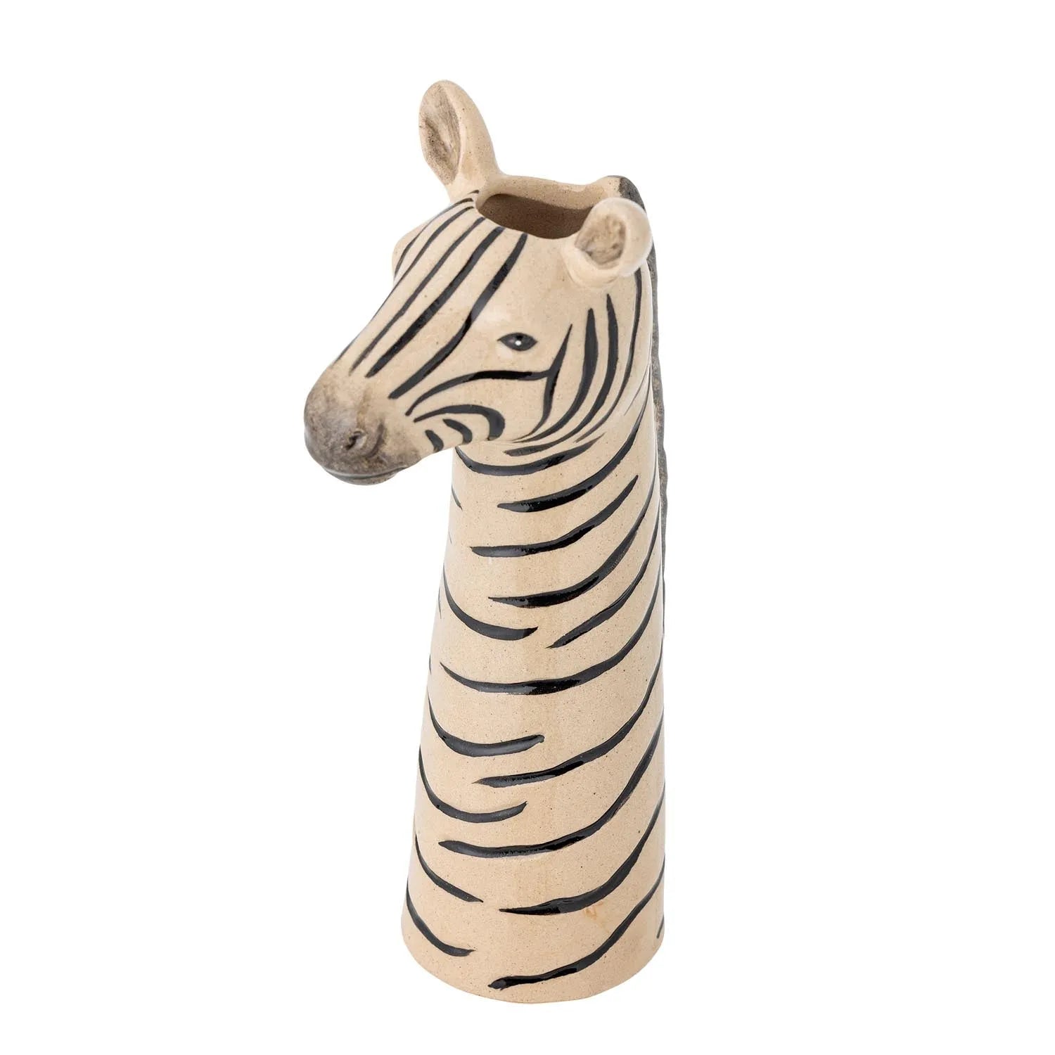 Feodor Vase, Weiß, Steingut in Weiß präsentiert im Onlineshop von KAQTU Design AG. Vase ist von Bloomingville Mini