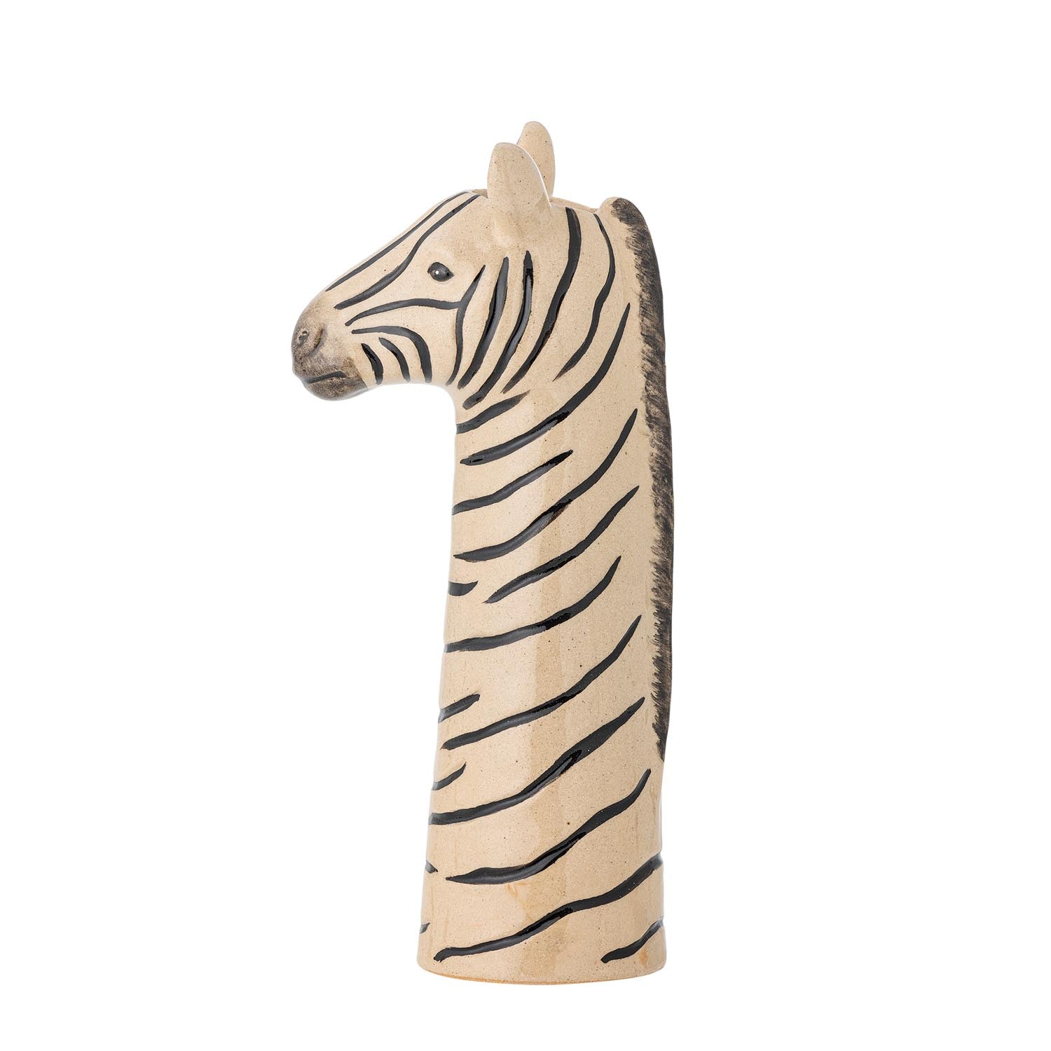 Feodor Vase, Weiß, Steingut in Weiß präsentiert im Onlineshop von KAQTU Design AG. Vase ist von Bloomingville Mini