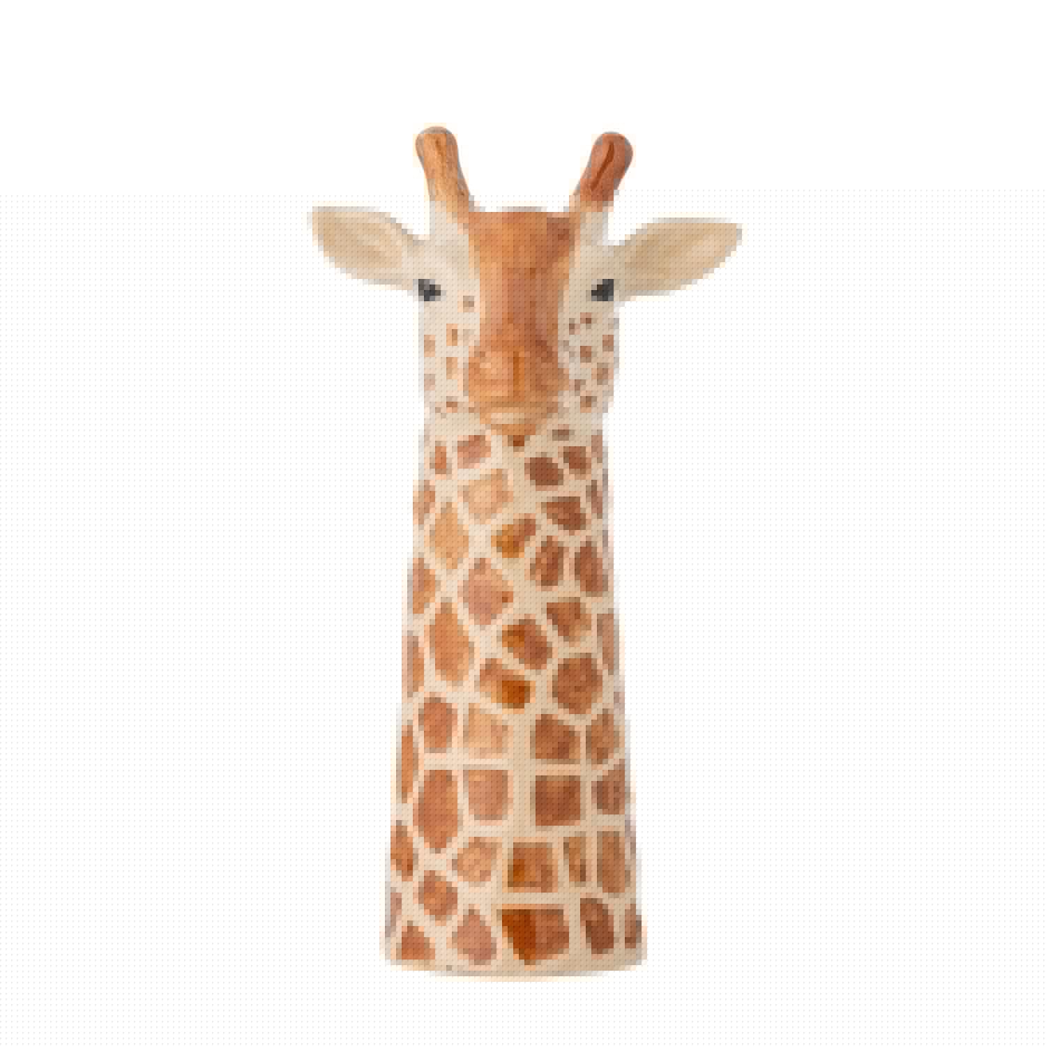 Alazar Vase, Braun, Steingut in Braun präsentiert im Onlineshop von KAQTU Design AG. Vase ist von Bloomingville Mini