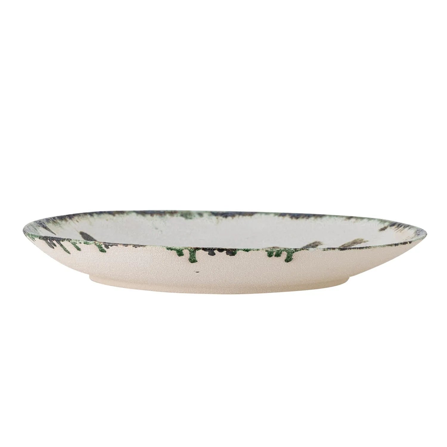 Hadyn Tablett, Weiß, Steingut in Weiß präsentiert im Onlineshop von KAQTU Design AG. Tablett ist von Bloomingville