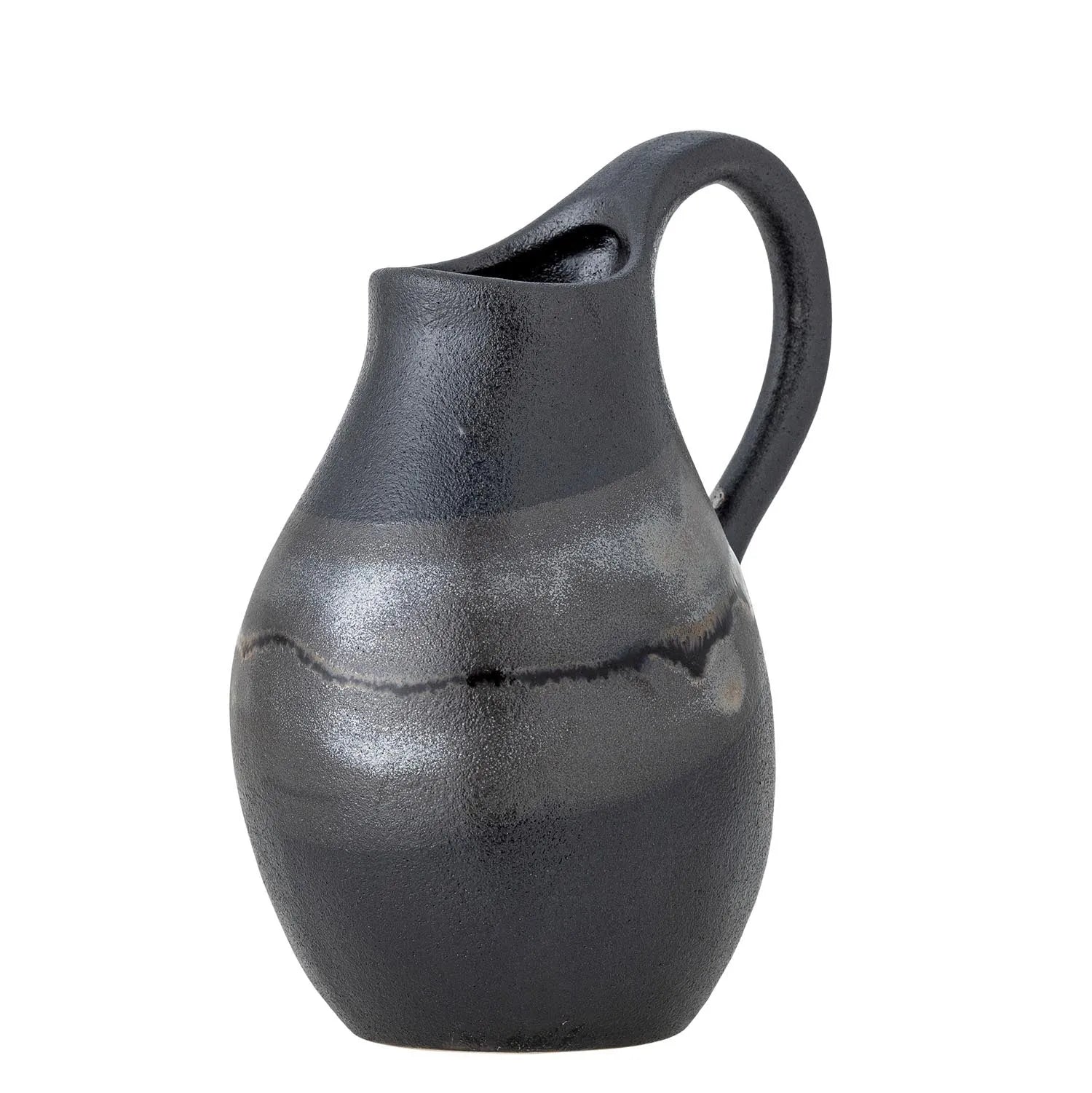 Alvena Vase, Braun, Steingut in Braun präsentiert im Onlineshop von KAQTU Design AG. Vase ist von Bloomingville