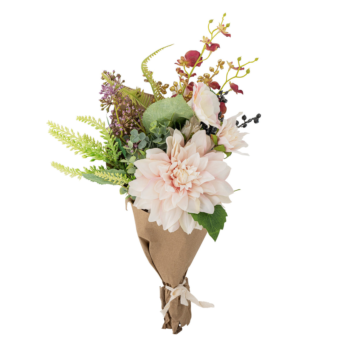 Splendor Blumenstrauss, Rose, Künstliche Blumen in Rose präsentiert im Onlineshop von KAQTU Design AG. Kunstblume ist von Bloomingville