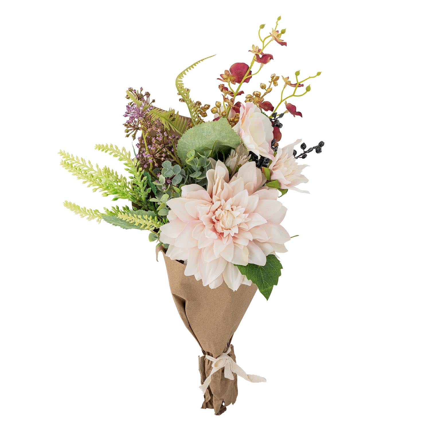 Splendor Blumenstrauß, Rose, Künstliche Blumen in Rose präsentiert im Onlineshop von KAQTU Design AG. Kunstgegenstände ist von Bloomingville