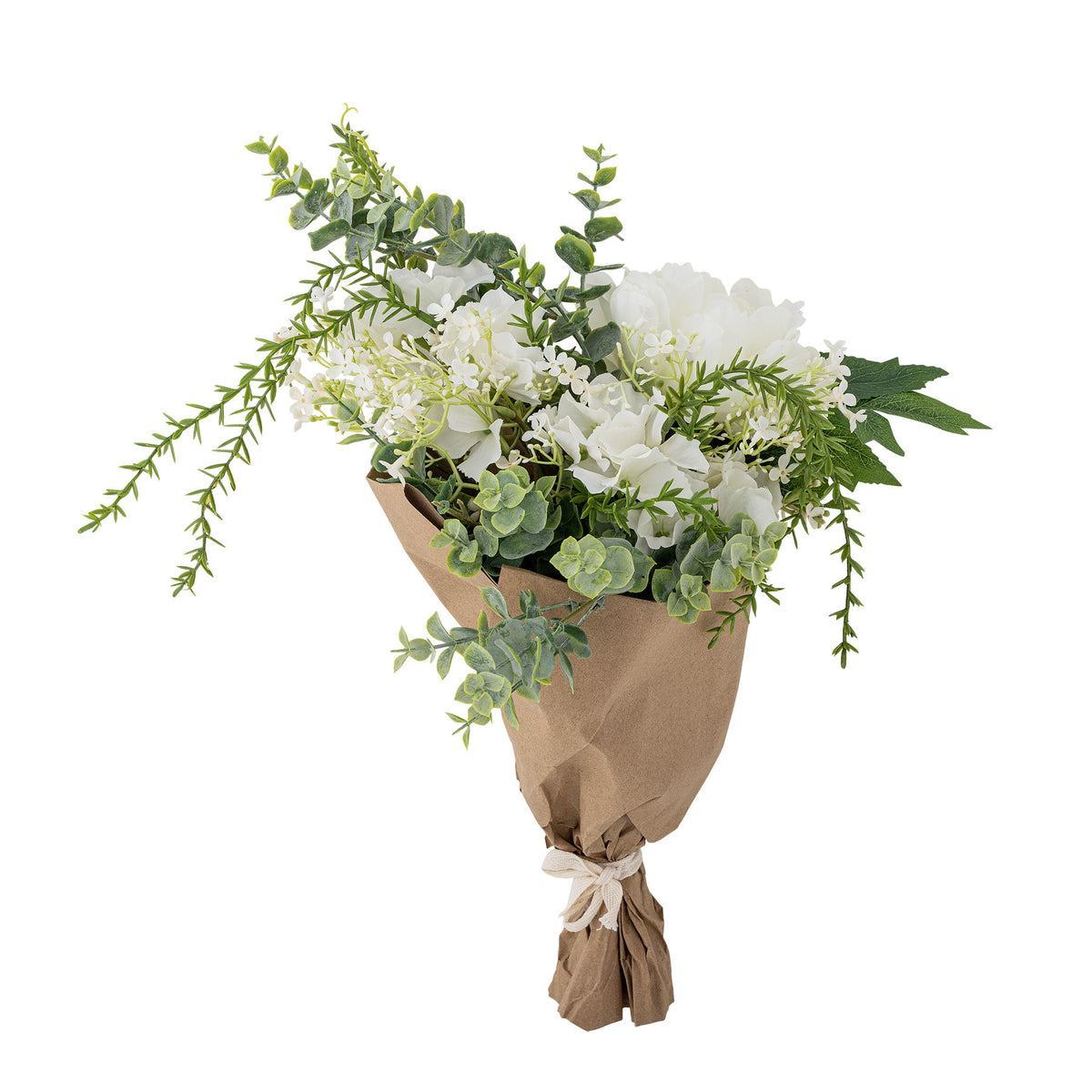 Lustre Blumenstrauss, Weiss, Künstliche Blumen in Weiss präsentiert im Onlineshop von KAQTU Design AG. Kunstblume ist von Bloomingville