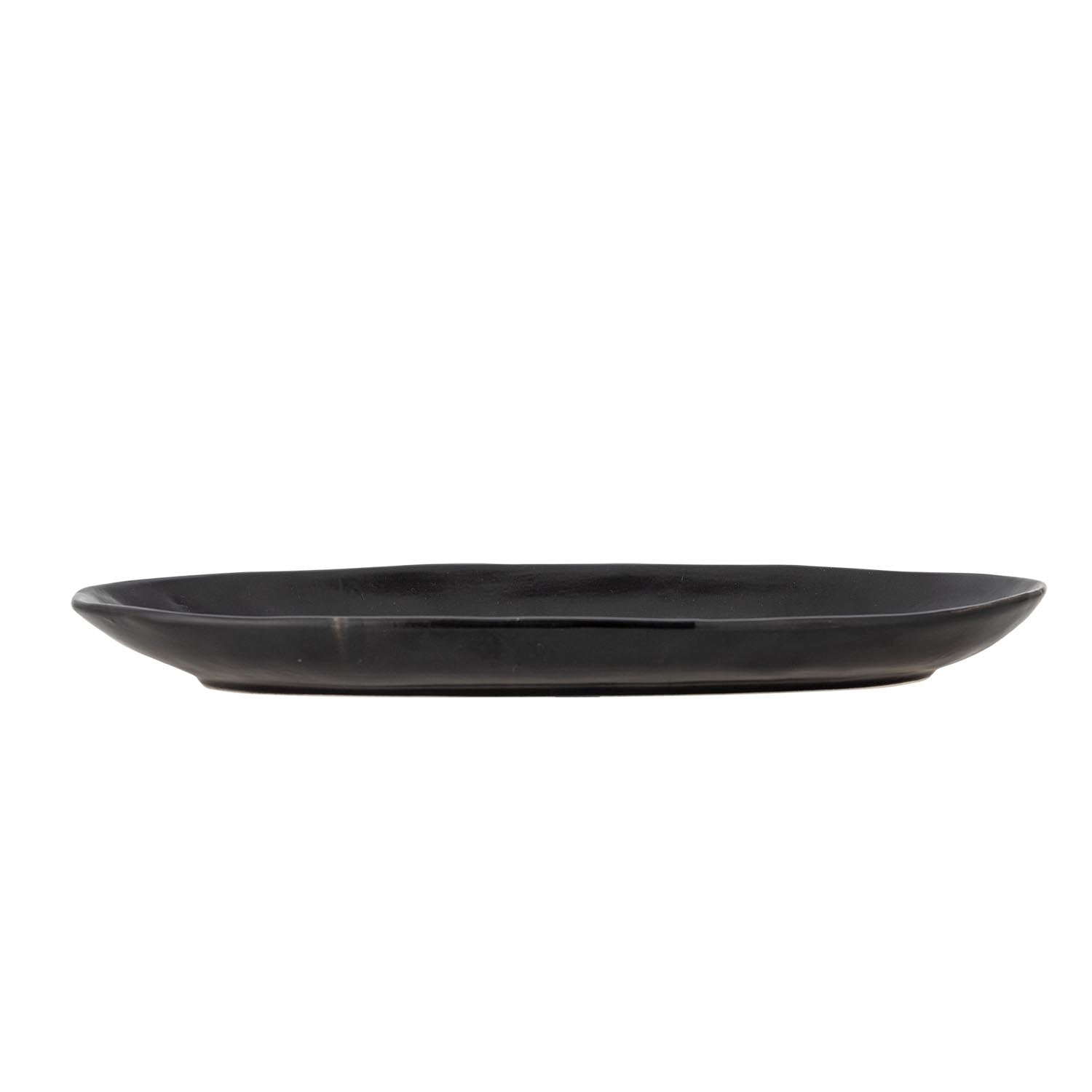 Amberly Serviertablett, Schwarz, Steingut in Schwarz präsentiert im Onlineshop von KAQTU Design AG. Kochbesteck ist von Bloomingville