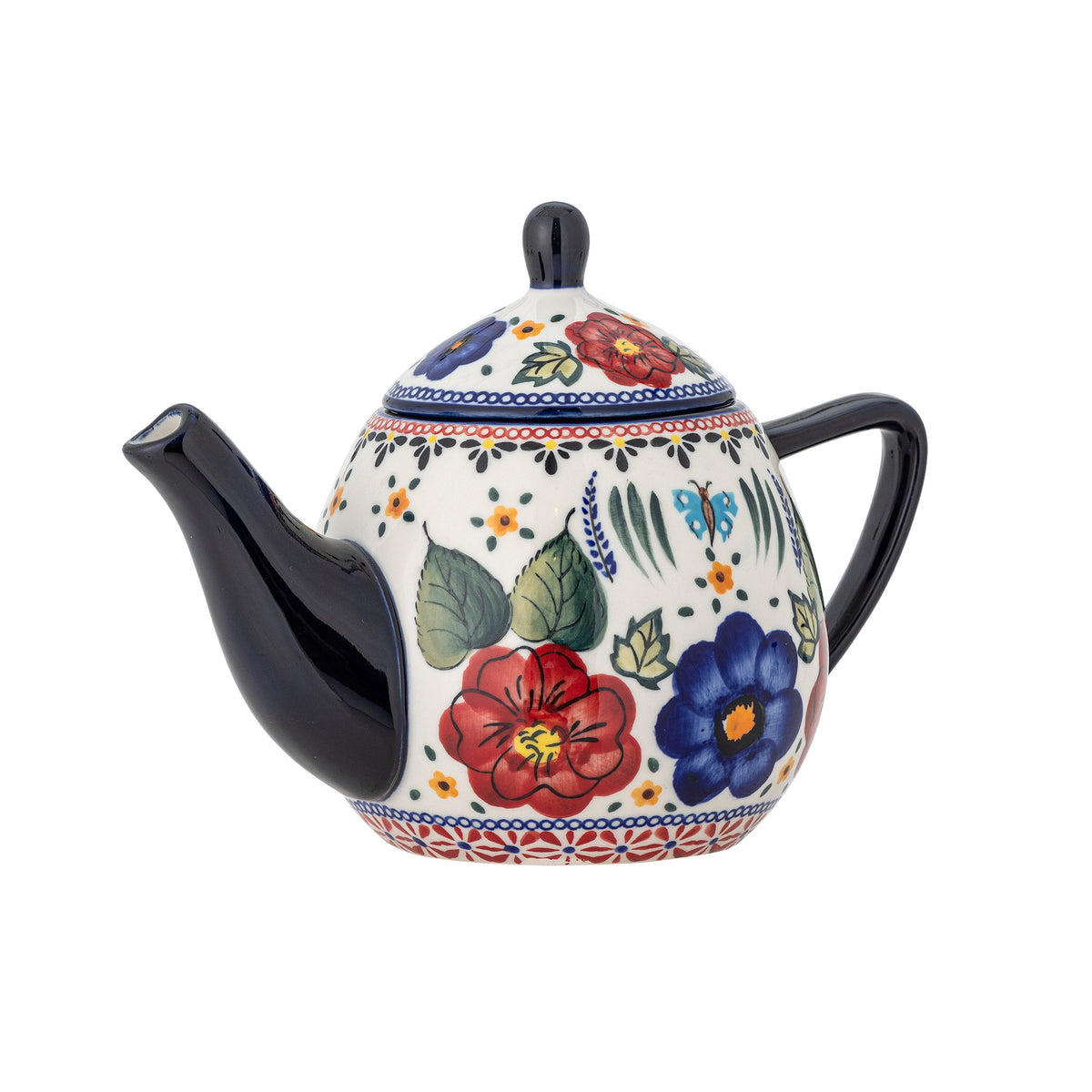 Florist Teekanne, Rot, Steingut in Rot präsentiert im Onlineshop von KAQTU Design AG. Teekrüge ist von Creative Collection