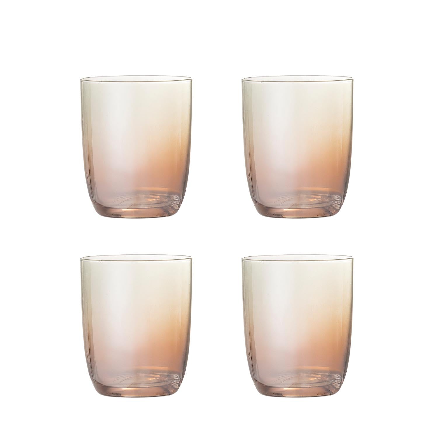 Aston Trinkglas, Bronze, Glas in Bronze präsentiert im Onlineshop von KAQTU Design AG. Glas ist von Bloomingville