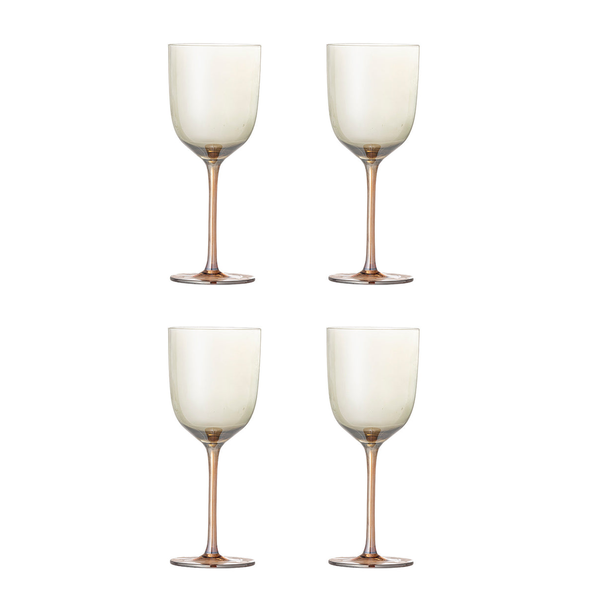 Aston Weinglas, Bronze, Glas in Bronze präsentiert im Onlineshop von KAQTU Design AG. Universal Weingläser ist von Bloomingville
