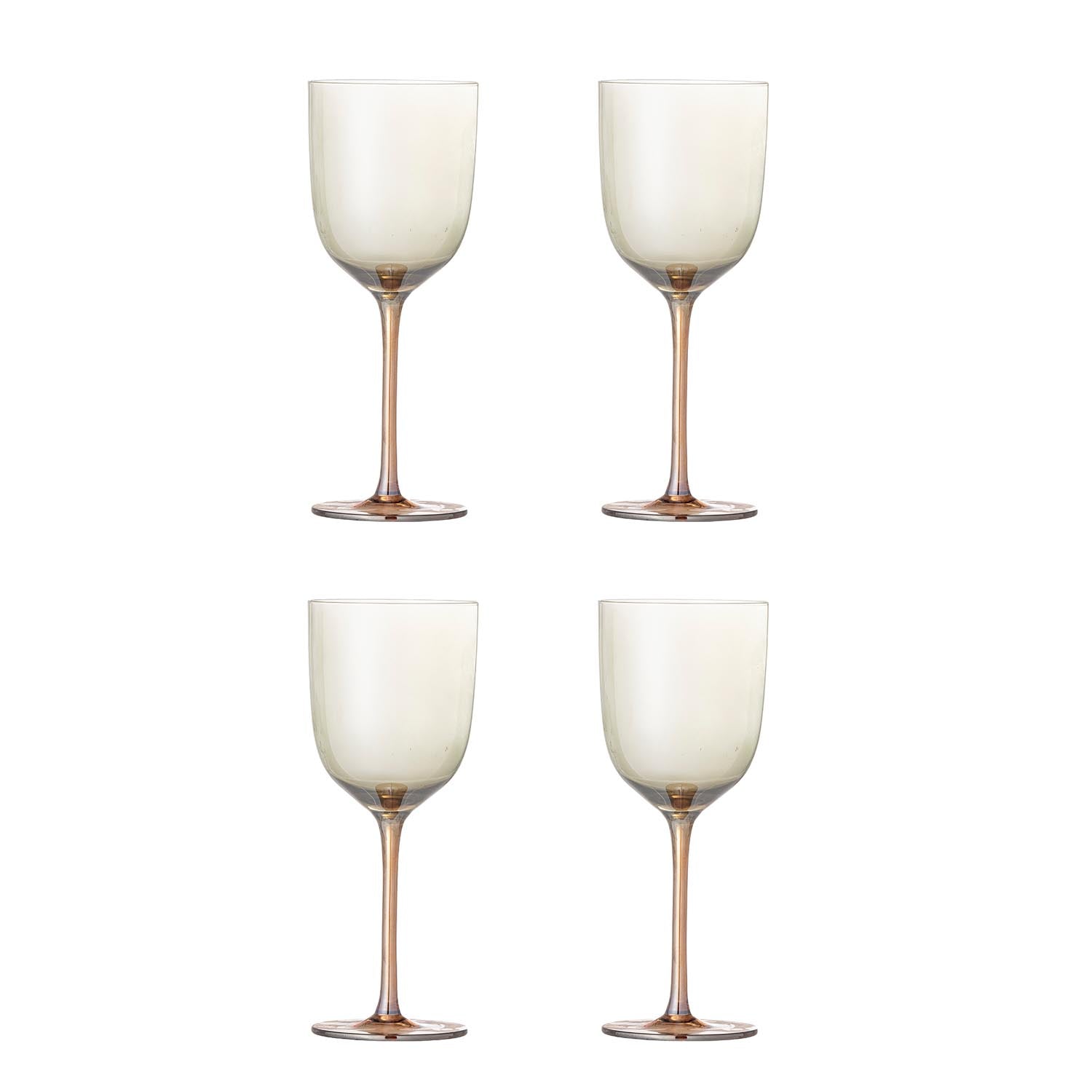 Aston Weinglas, Bronze, Glas in Bronze präsentiert im Onlineshop von KAQTU Design AG. Glas ist von Bloomingville