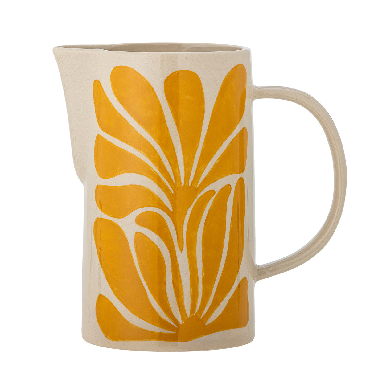Fauni Krug, Gelb, Steingut in Gelb präsentiert im Onlineshop von KAQTU Design AG. Kanne ist von Creative Collection