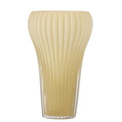 Averie Vase, Yellow, Glass