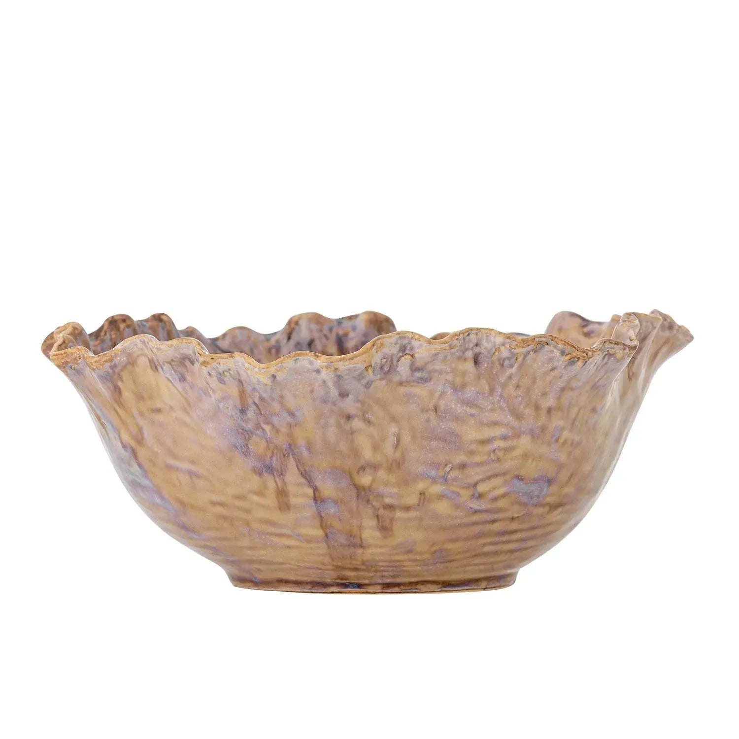 Nash Schale, Natur, Steingut in Natur präsentiert im Onlineshop von KAQTU Design AG. Schale ist von Bloomingville