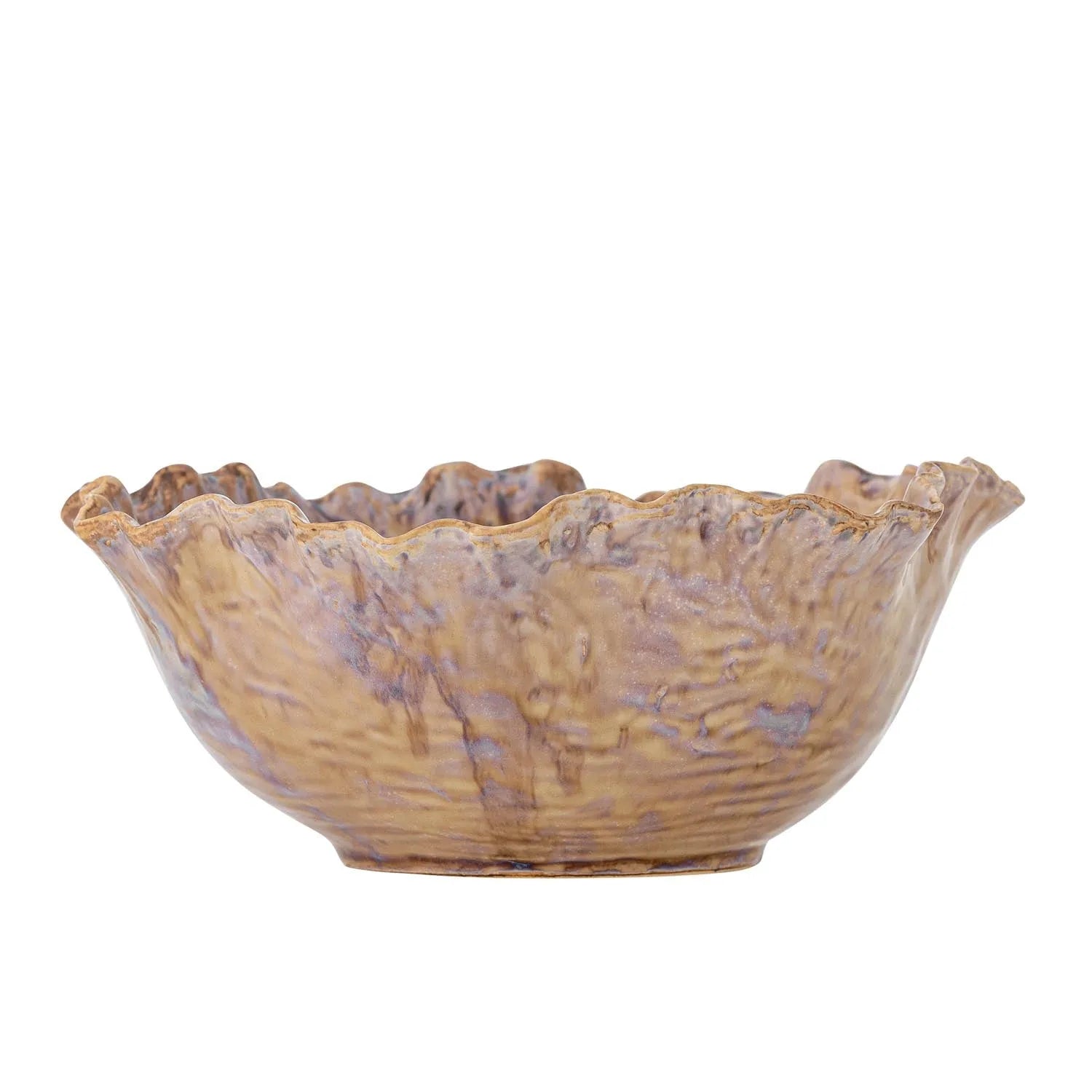 Nash Schale, Natur, Steingut in Natur präsentiert im Onlineshop von KAQTU Design AG. Schale ist von Bloomingville