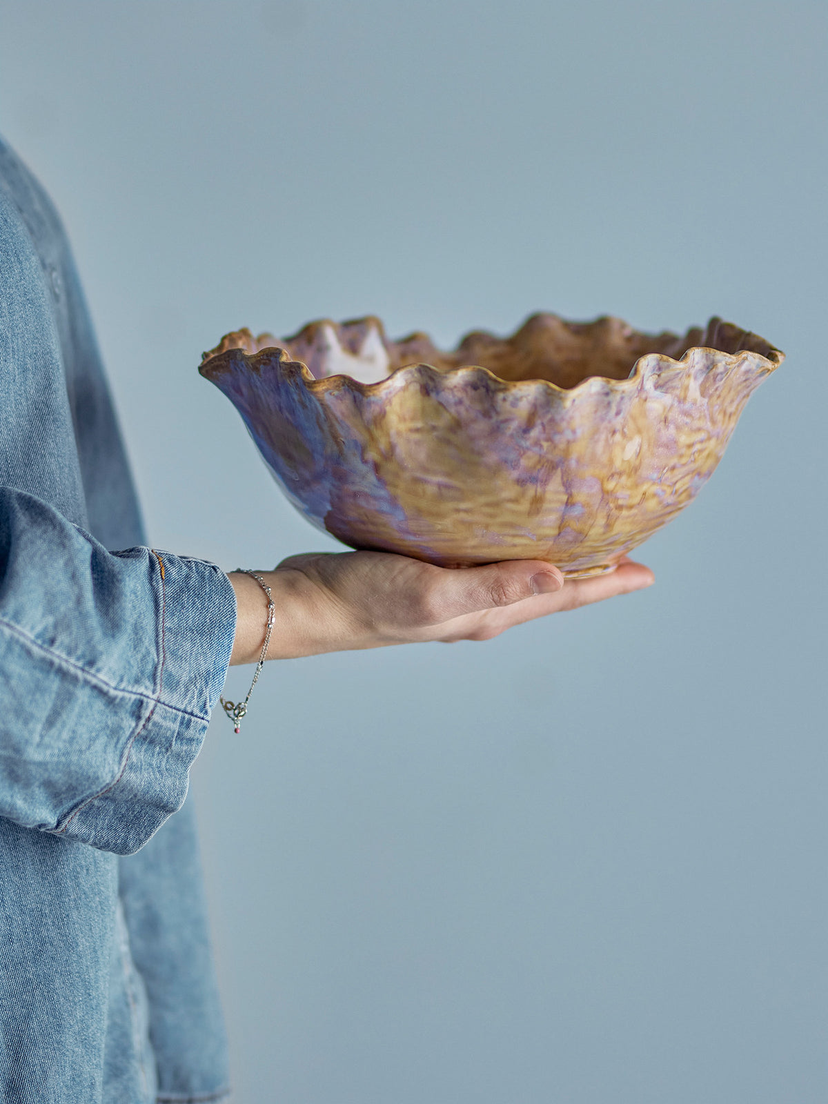 Nash Schale, Natur, Steingut in Natur präsentiert im Onlineshop von KAQTU Design AG. Schale ist von Bloomingville