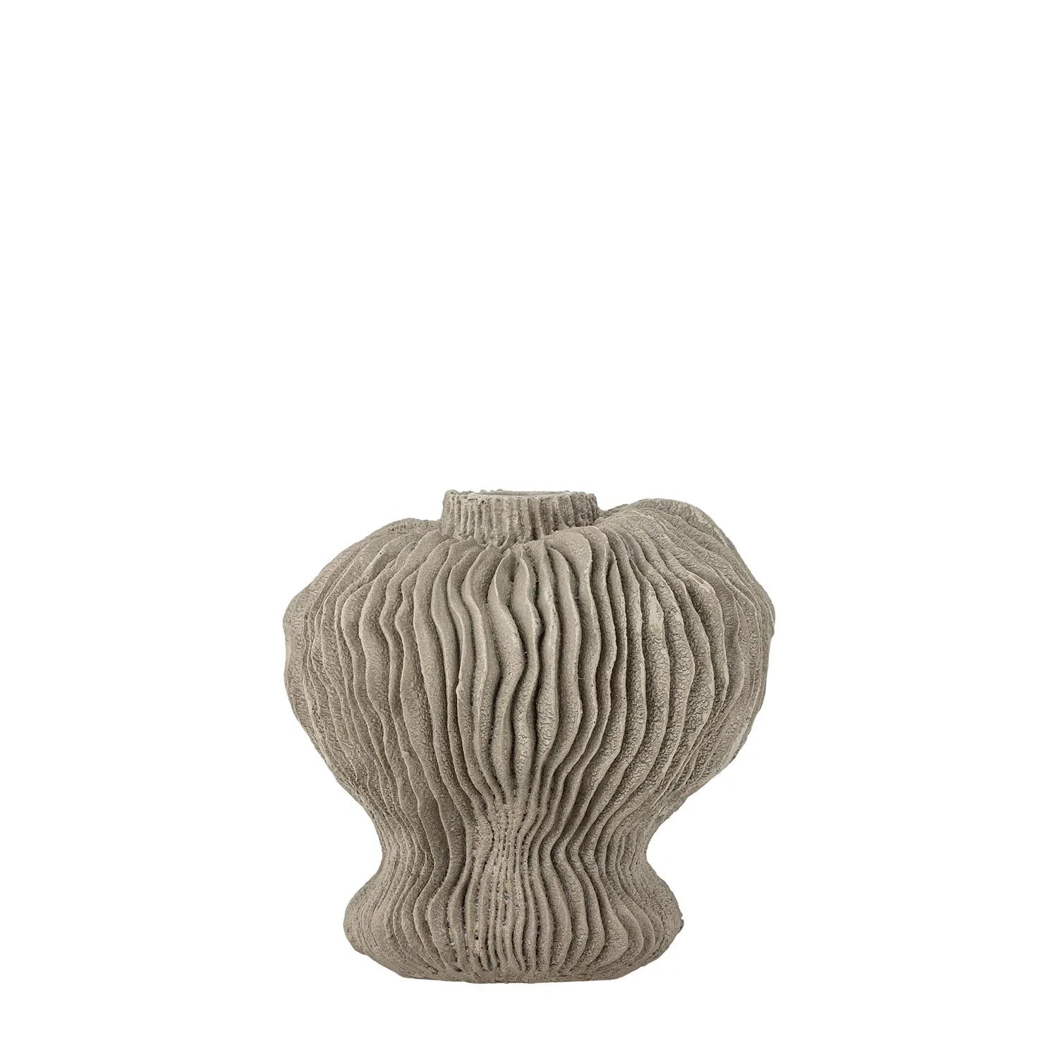 Briar Kerzenhalter, Grau, Polyresin in Grau präsentiert im Onlineshop von KAQTU Design AG. Kerzenständer ist von Bloomingville