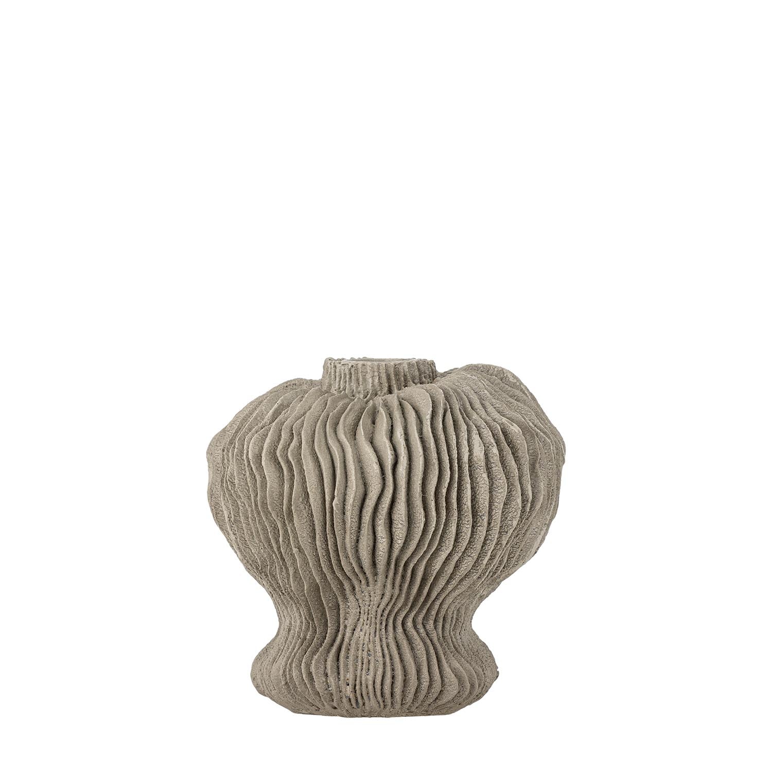 Briar Kerzenhalter, Grau, Polyresin in Grau präsentiert im Onlineshop von KAQTU Design AG. Kerzenständer ist von Bloomingville