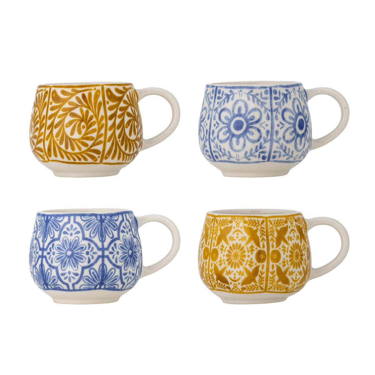 Milton Espressotasse, Blau, Steingut in Blau präsentiert im Onlineshop von KAQTU Design AG. Espressotassen ist von Creative Collection