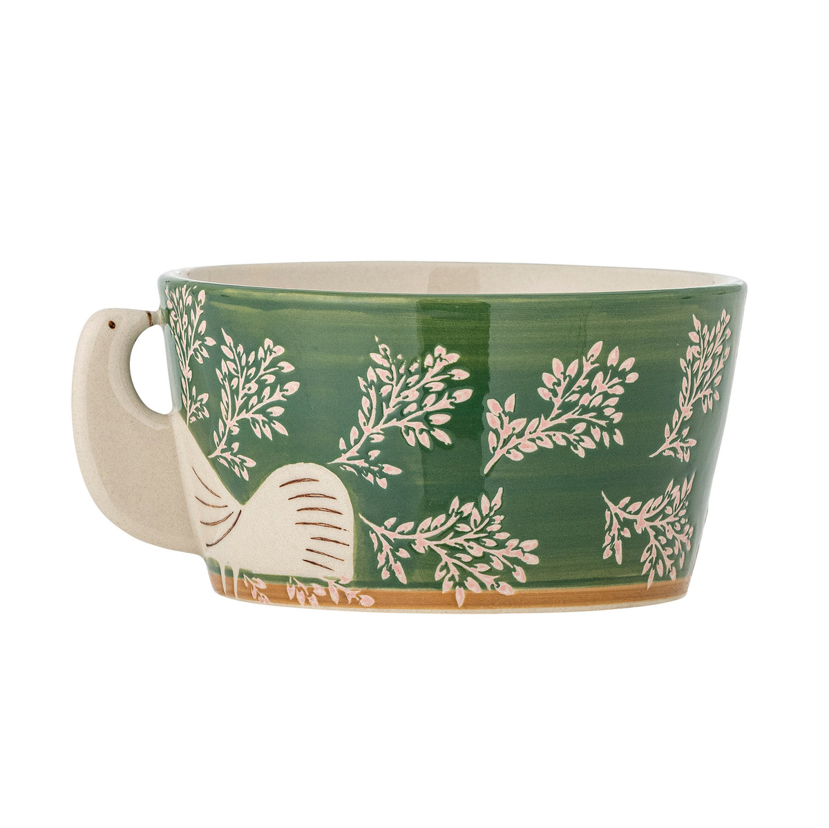Hezha Schale, Grün, Steingut in Green präsentiert im Onlineshop von KAQTU Design AG. Schale ist von Bloomingville
