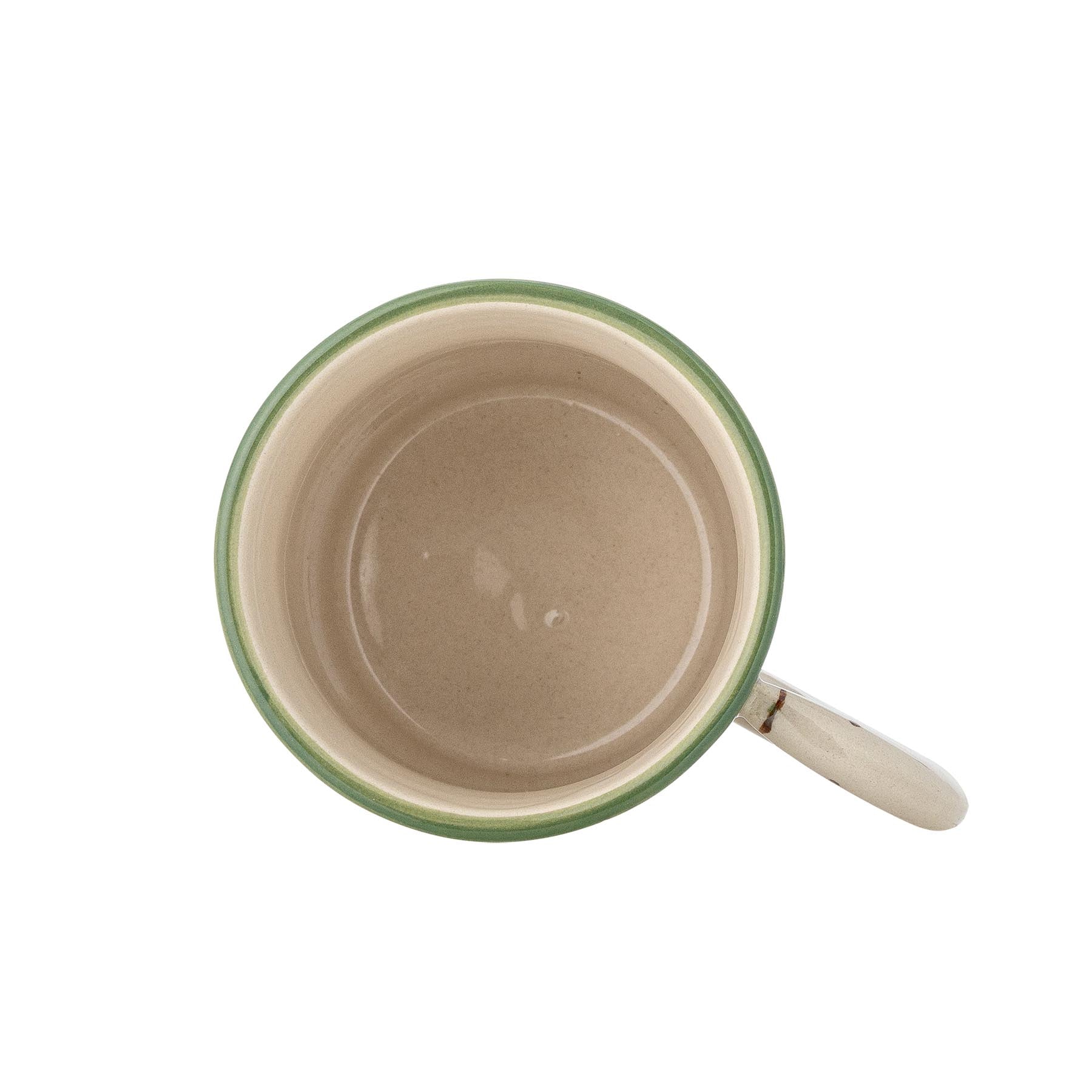 Hezha Tasse, Grün, Steingut in Green präsentiert im Onlineshop von KAQTU Design AG. Tasse ist von Bloomingville