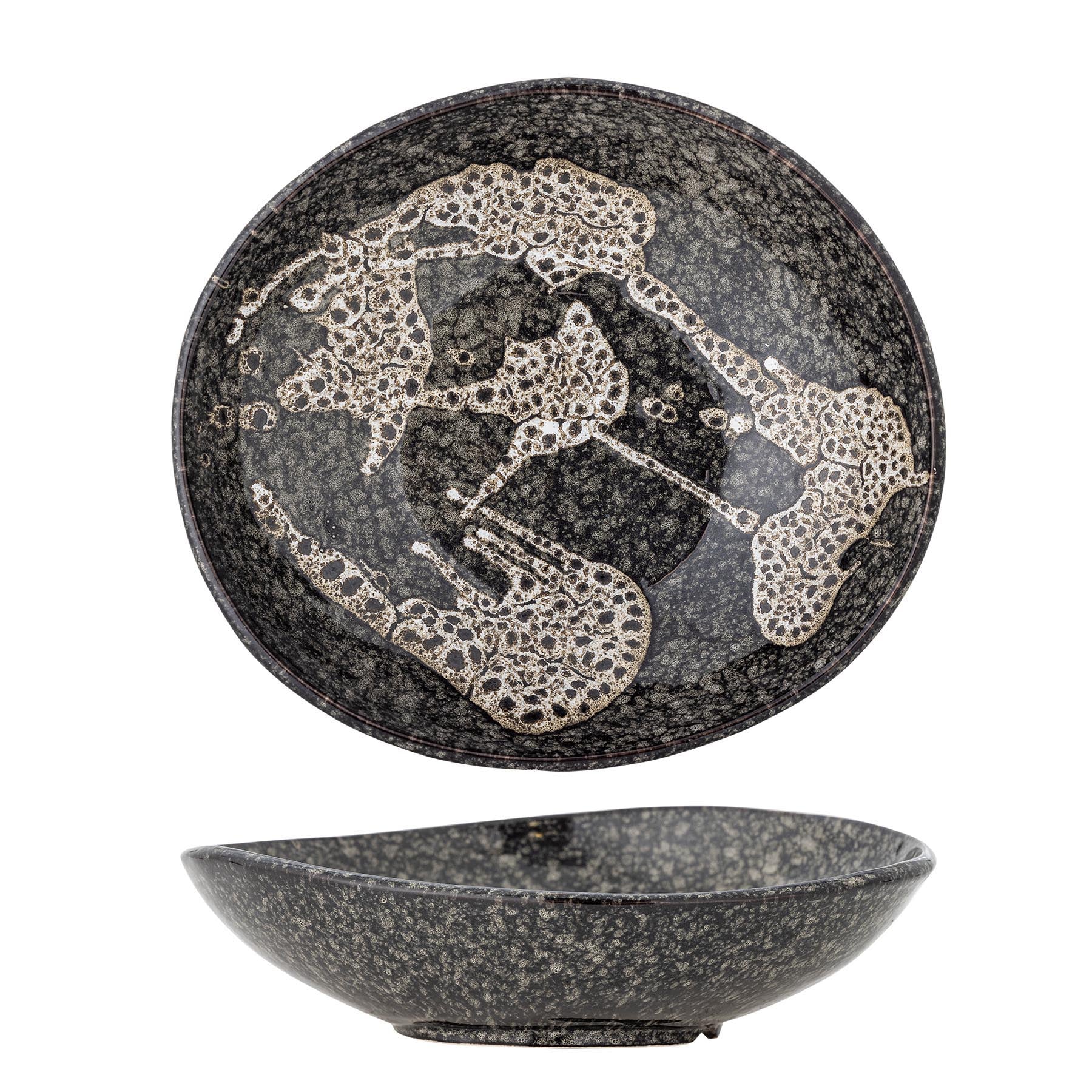Sway Schale, Grau, Steingut in Grey präsentiert im Onlineshop von KAQTU Design AG. Schale ist von Creative Collection